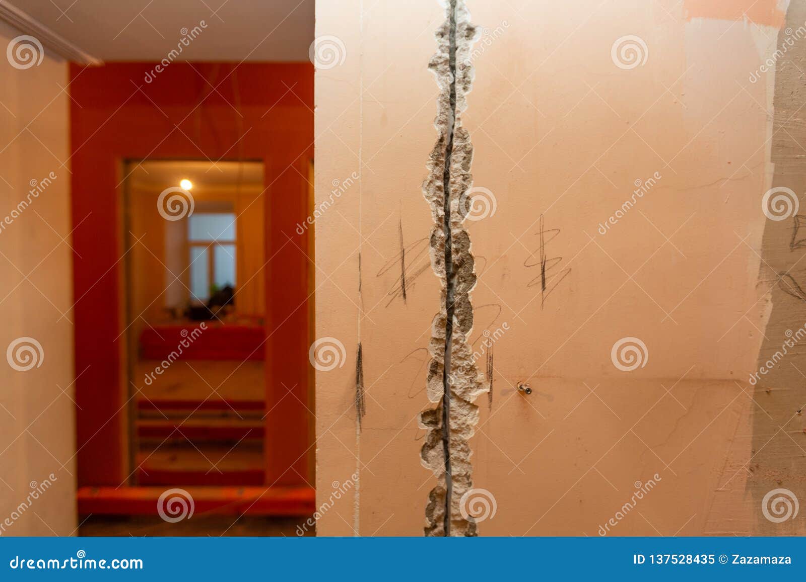 Working Process To Groove or Wall Chasing for Electrical,