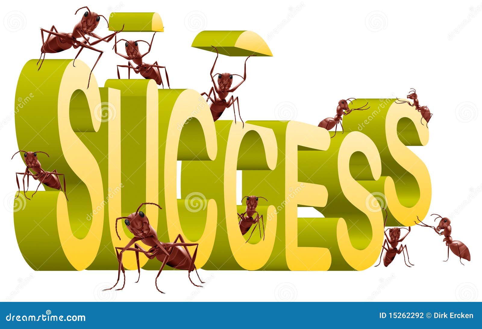 working on success building creating successful