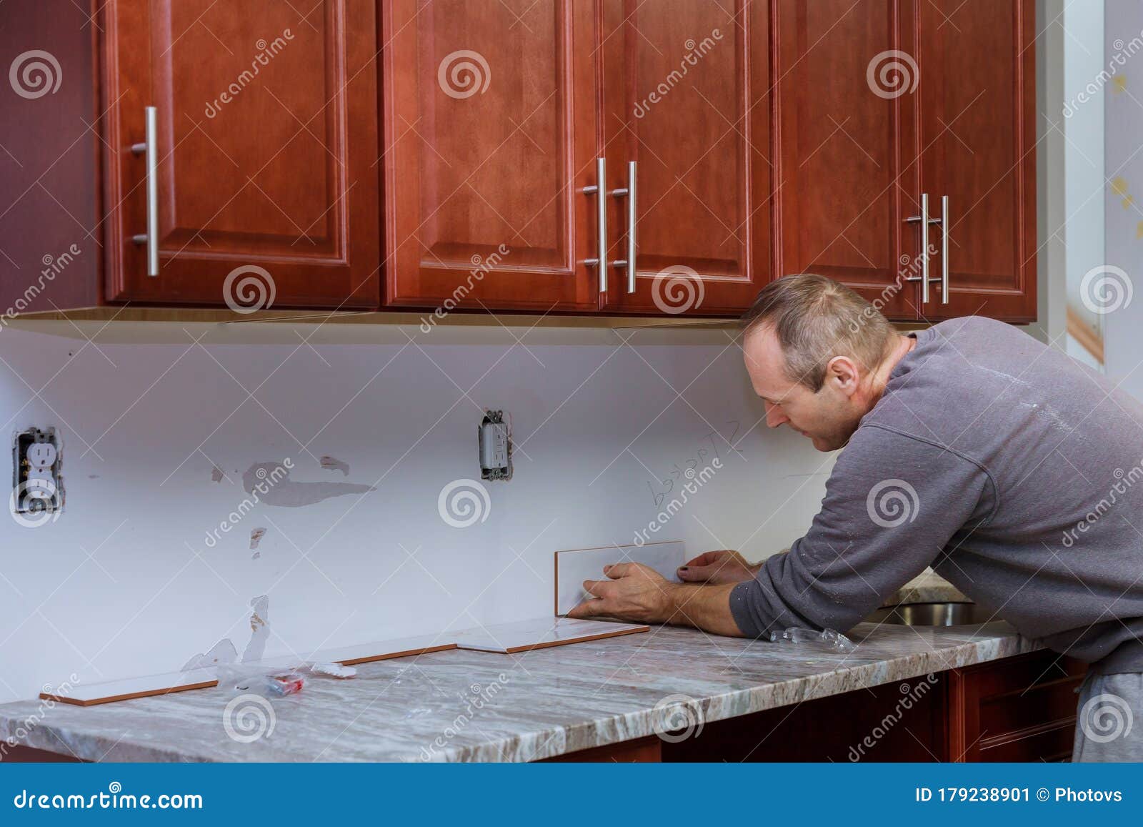 Tile Grouting Applying Grout To the Joint Tiles for Home Improvements