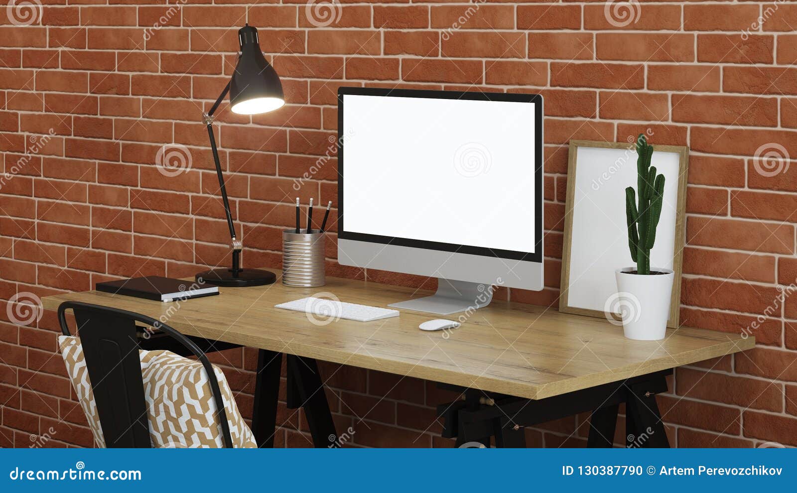 Computer desk sales brick