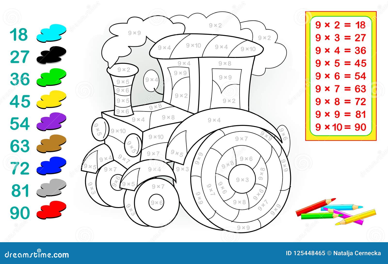 Boy On Tractor - Paint By Number - Paint by Numbers for Sale