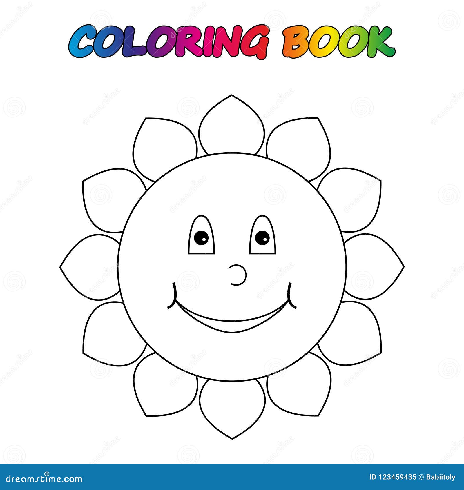 coloring page worksheet game for kids coloring book vector cartoon illustration stock vector illustration of black adult 123459435