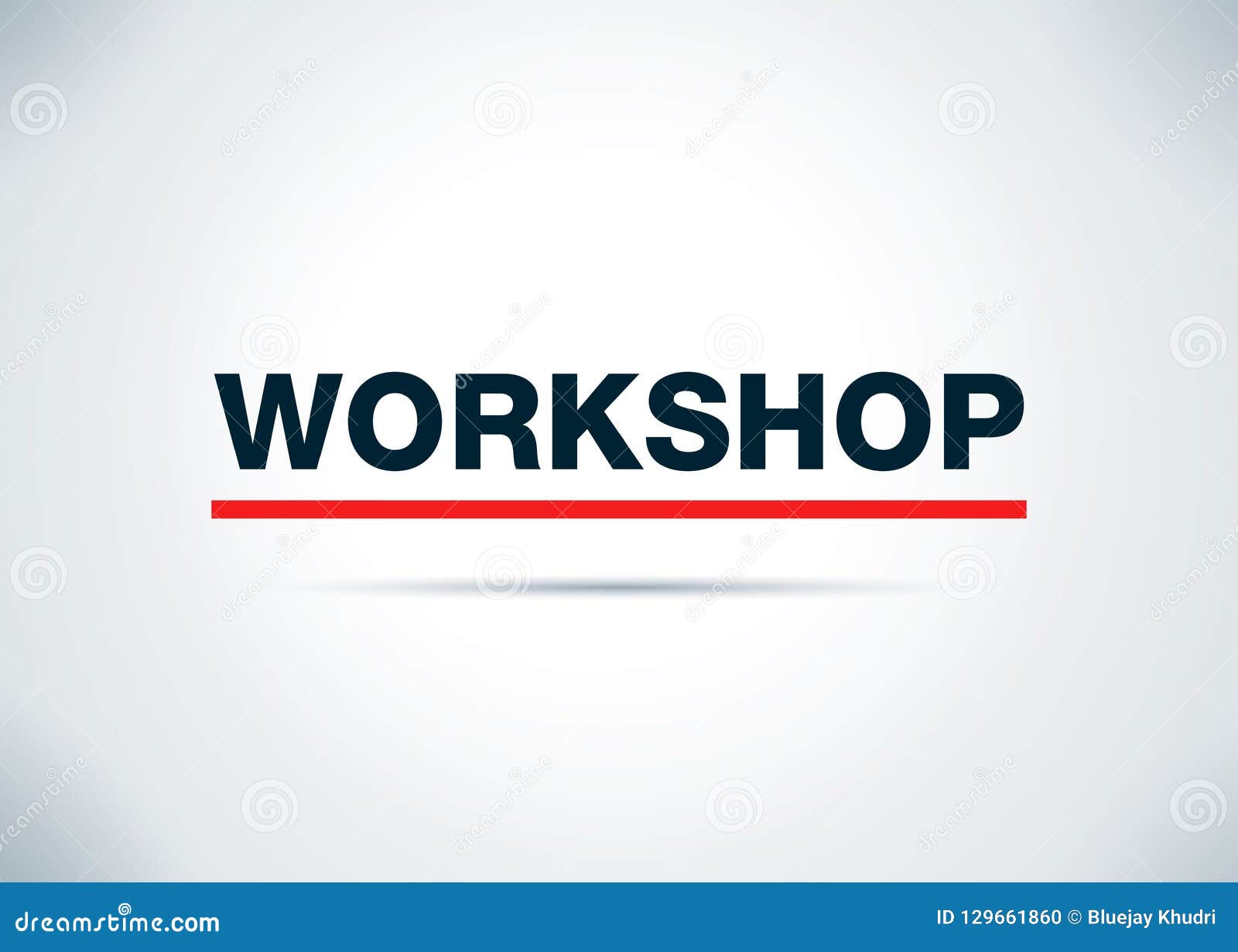 Workshop Abstract Flat Background Design Illustration Stock