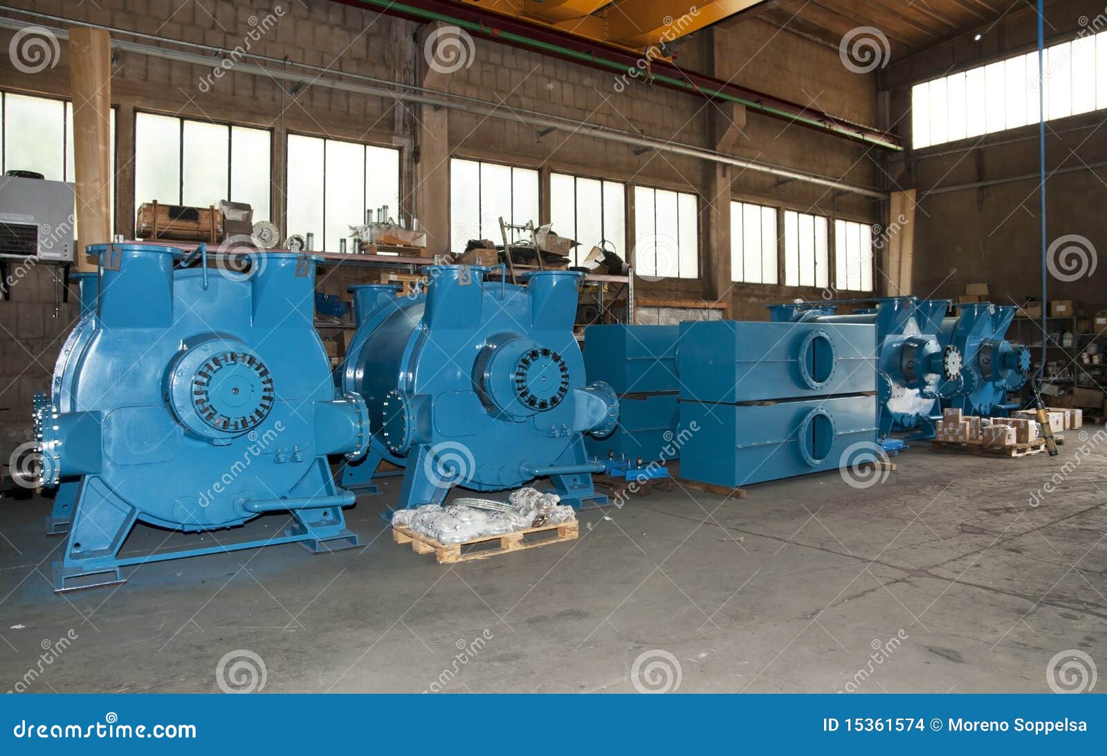 Vacuum Pump Construction Stock Photo Image of steel, mill