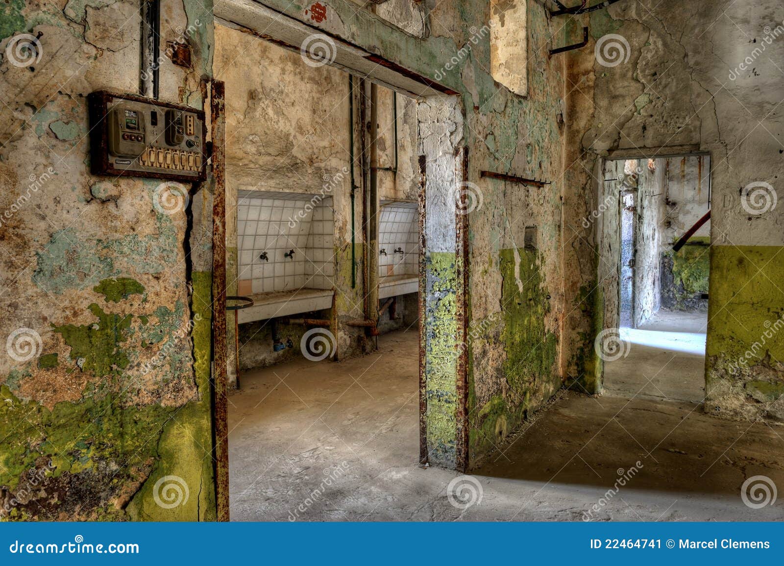 In An Abandoned Prison Stock Image Image of gate, derelict 22464741