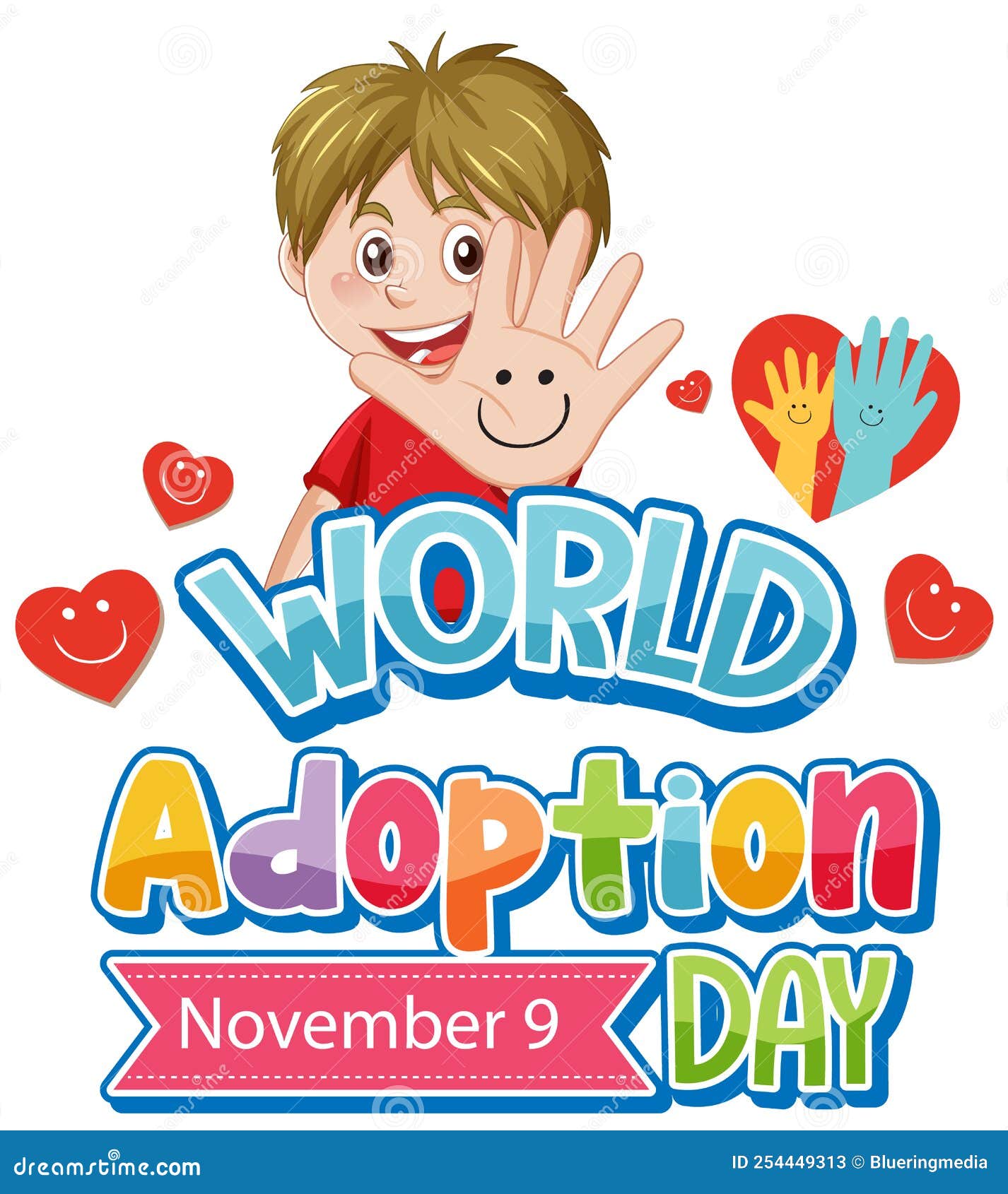 World Adoption Day Logo Design Stock Vector Illustration of adoption