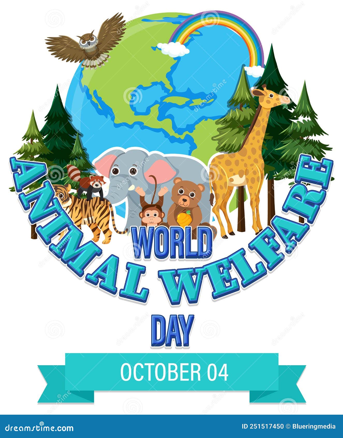 World Animal Welfare Day Poster Stock Vector - Illustration of cute, artistic: 251517450 World Animal Welfare Day Poster Stock Vector - Illustration of cute, artistic: 251517450