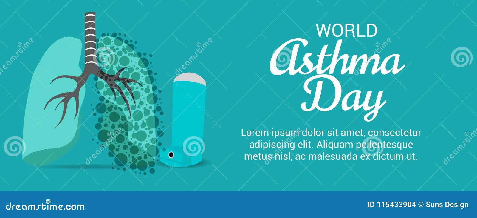 World Asthma Day. stock illustration. Illustration of background ...