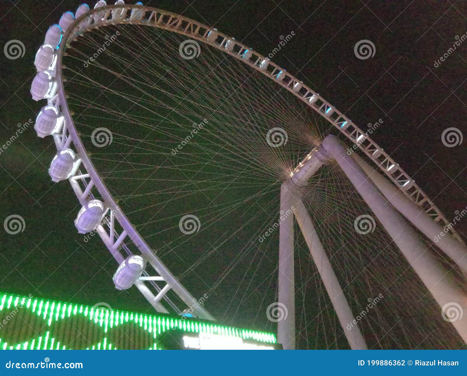 World Biggest Giant Wheel Dubai UAE Stock Photo Image of leisure, recreation 199886362