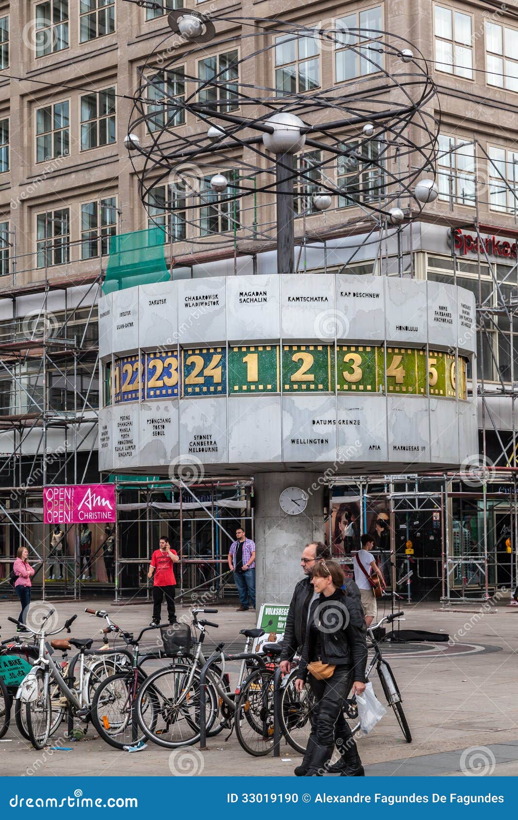 World Clock Alexanderplatz Berlin Editorial Image Image of