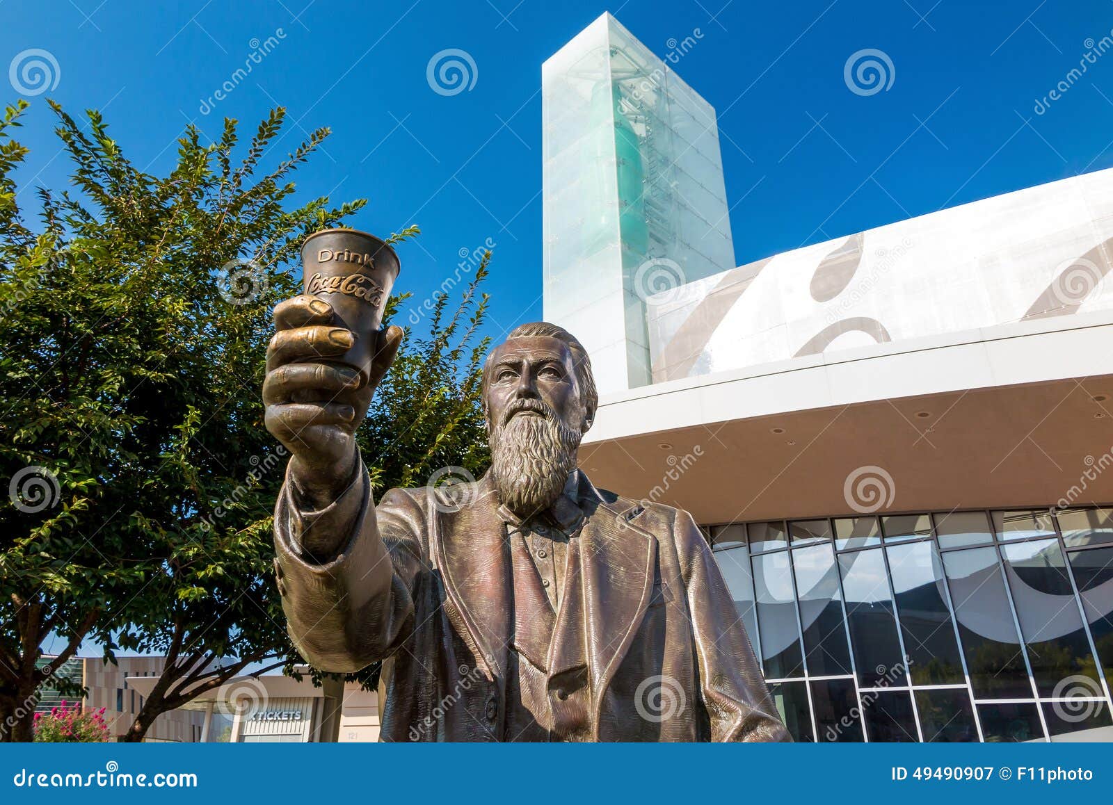 World of Coca-Cola museum editorial photography. Image of architecture