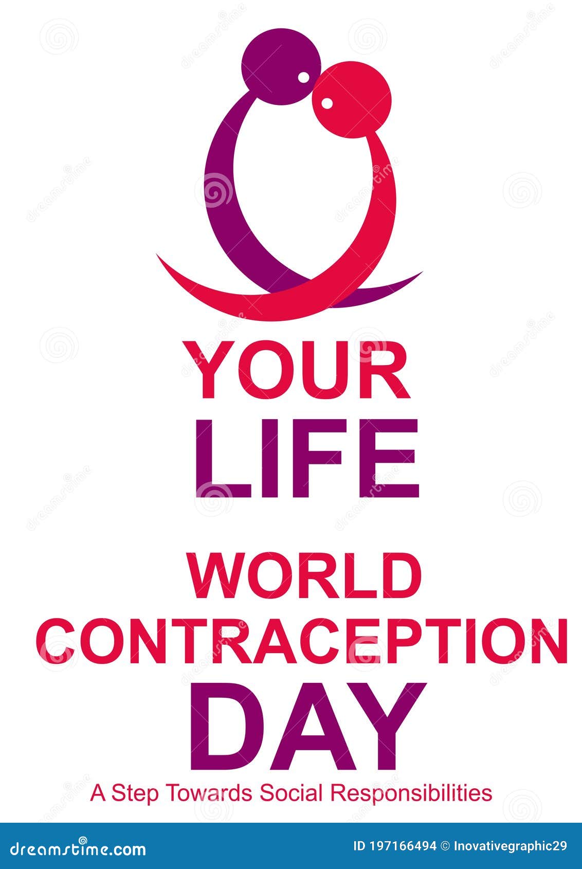 World Contraception Day 2020 Poster Stock Illustration Illustration