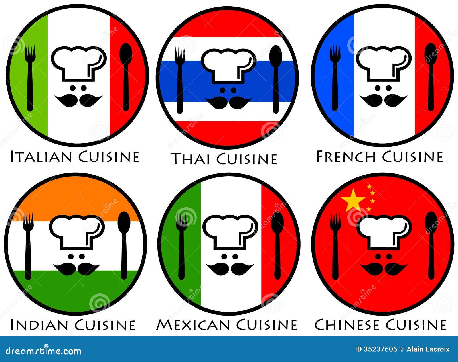 World cuisine stock illustration. Illustration of france 35237606