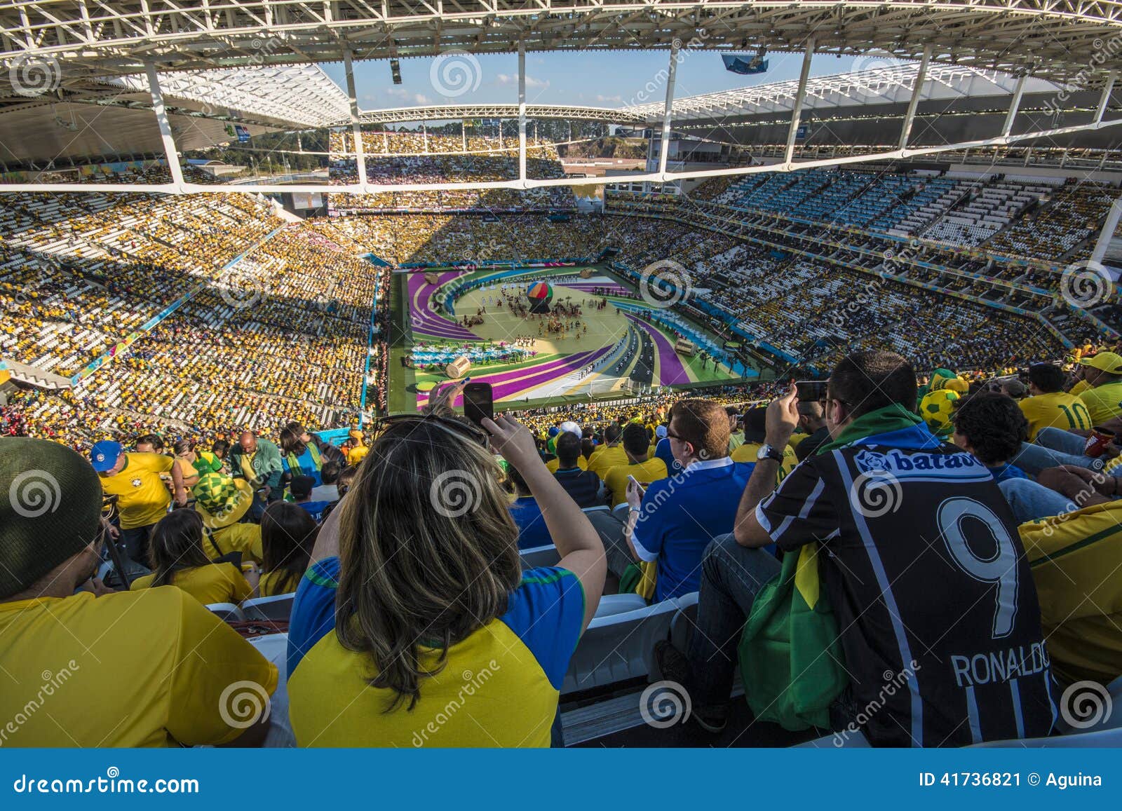 Arena Da AmazÃ´nia is Filled To Capacity for the US Vs Portugal