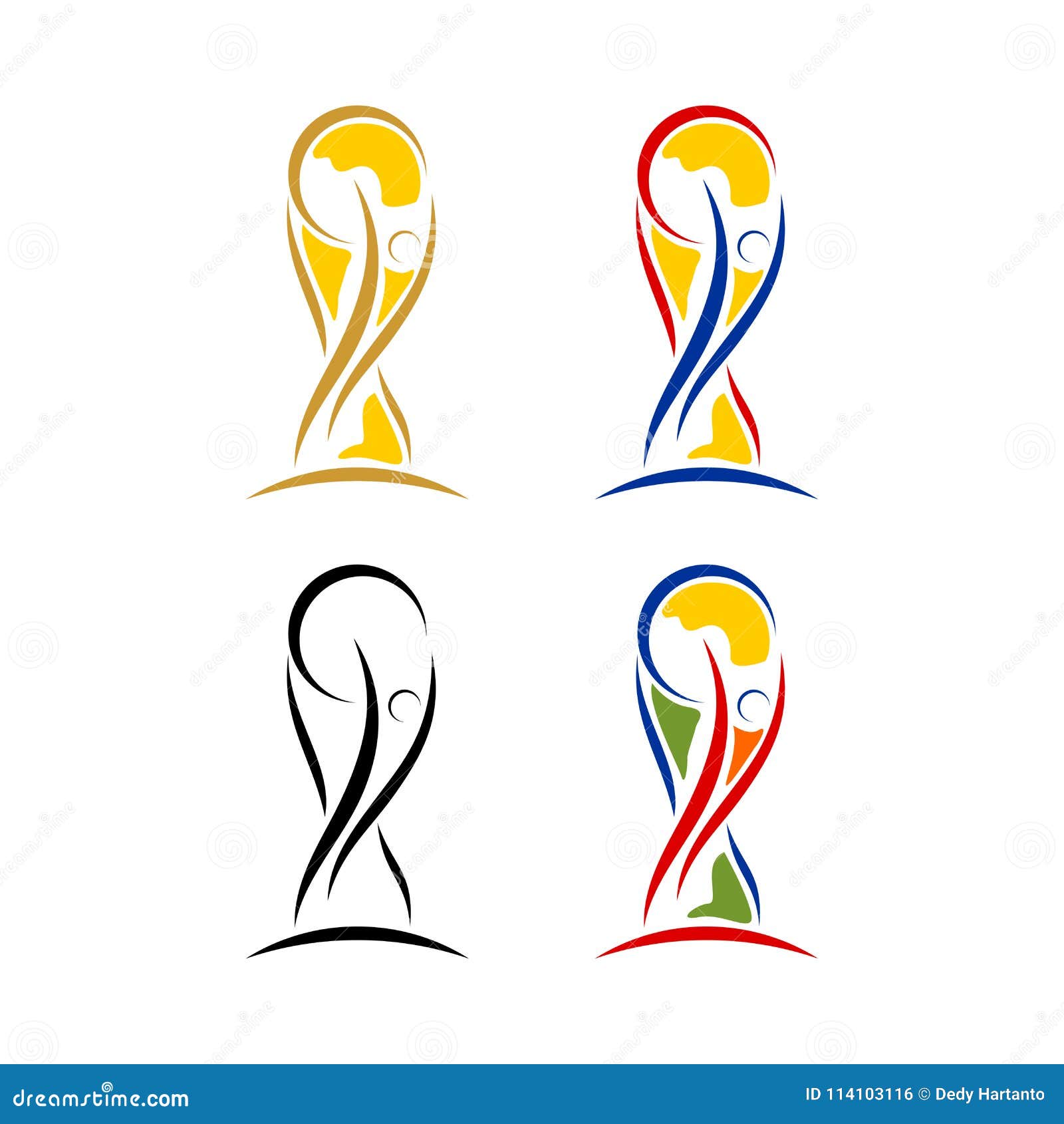 fifa world cup trophy vector