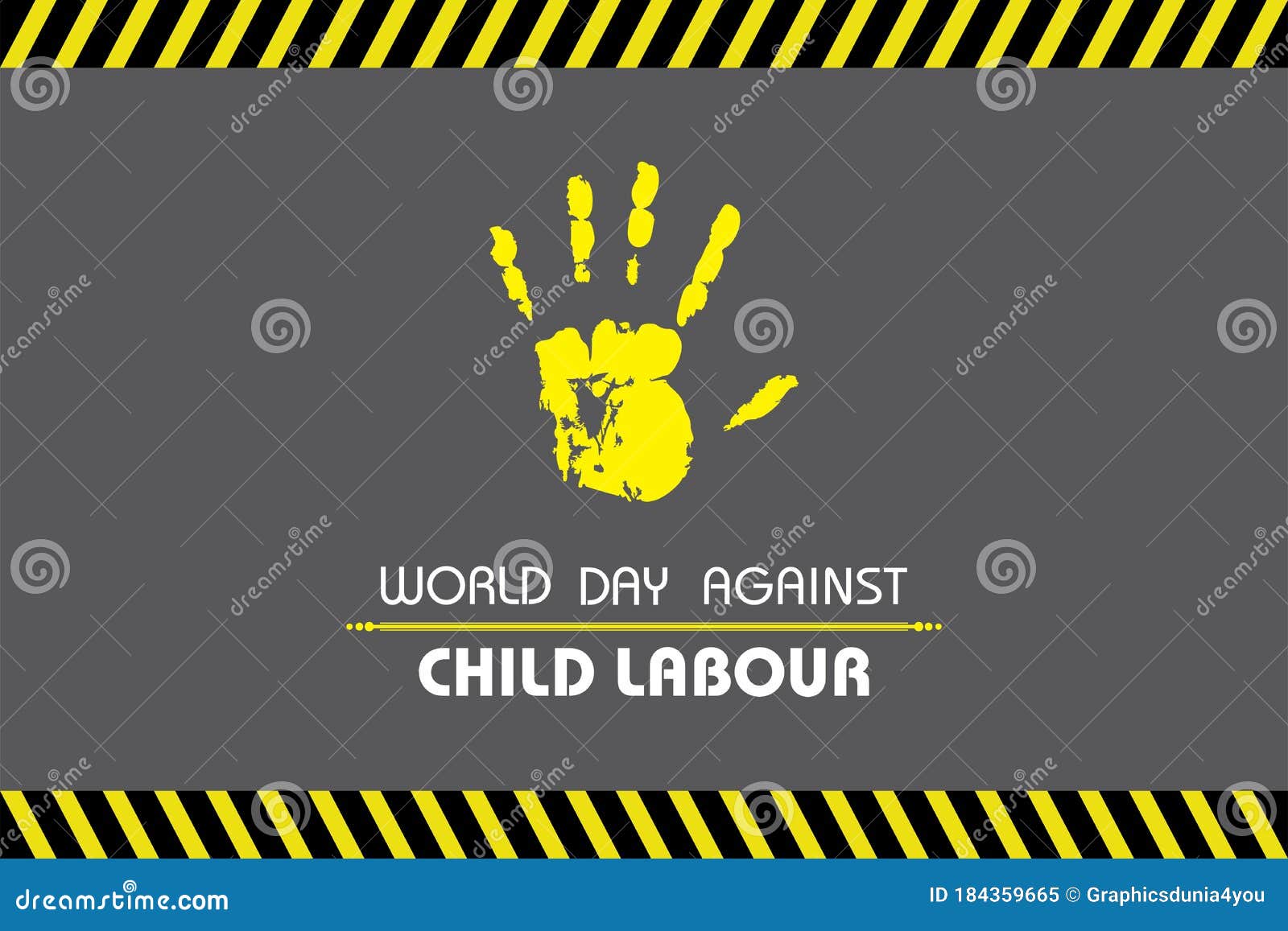 World Day Against Child Labour Which Is Held On 12 June Stock Vector Illustration Of Labour Baby