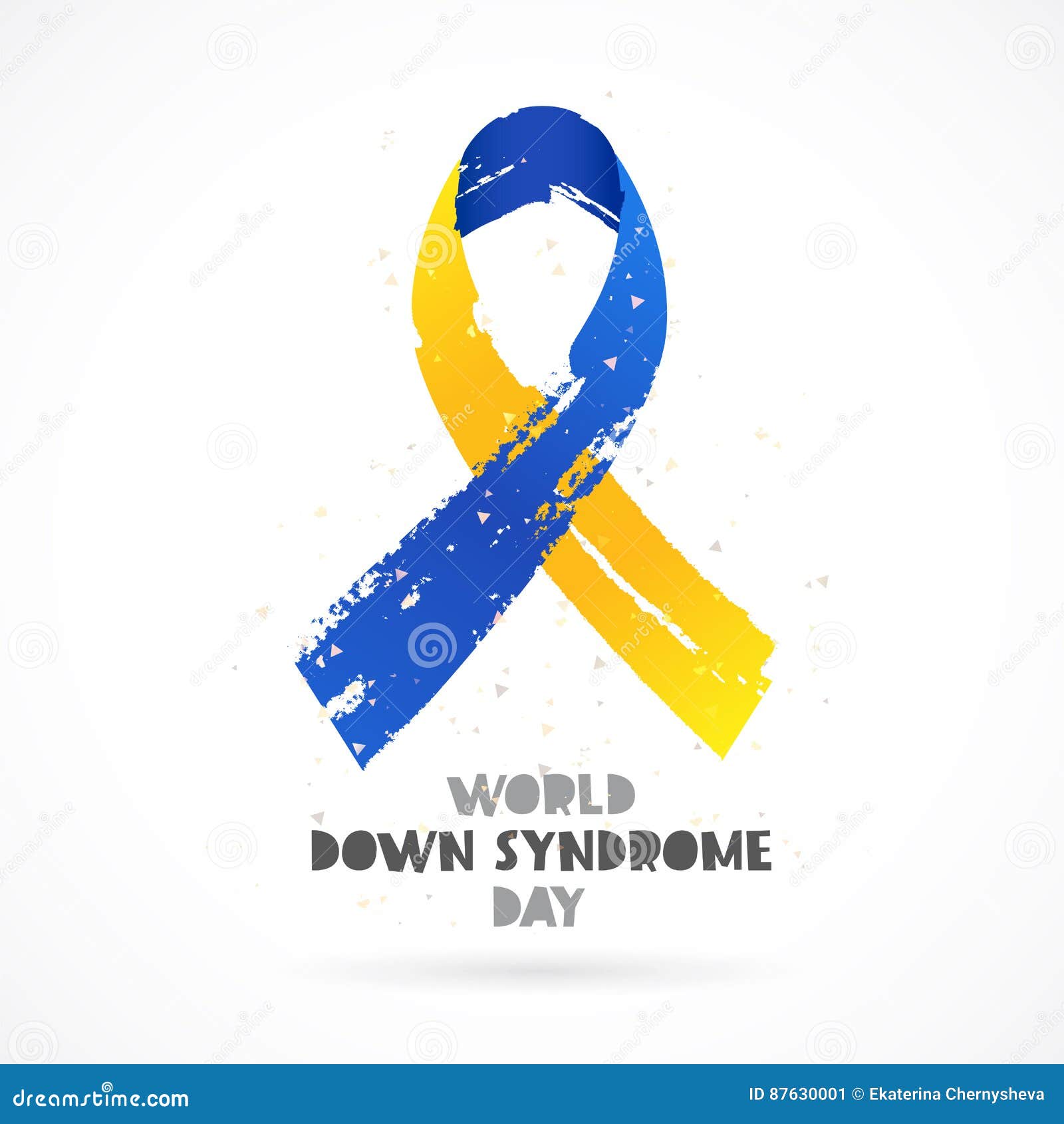 World Down Syndrome Day. Lettering Stock Vector - Illustration of ...