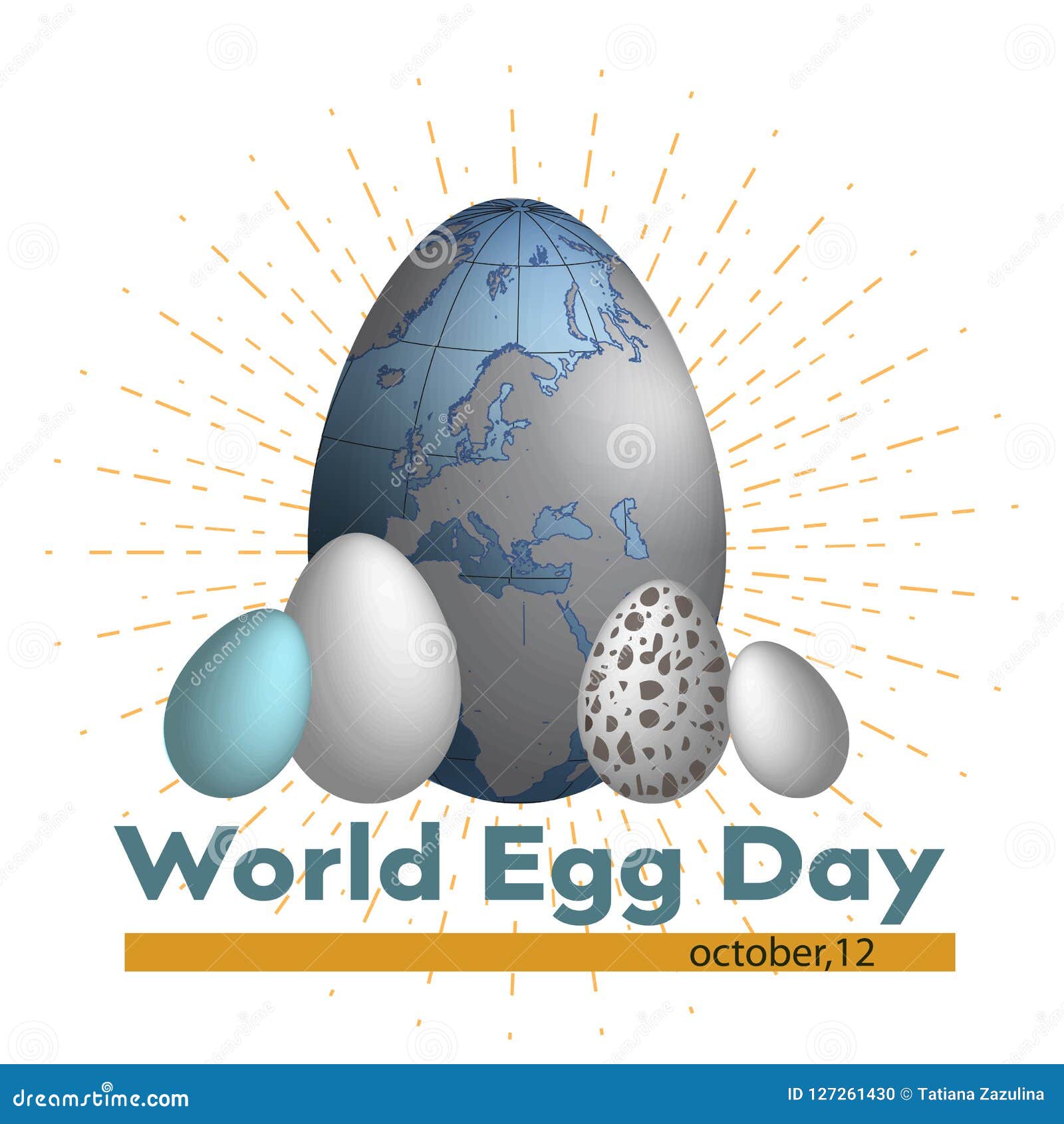 World Egg Day Vector Illustration. Suitable for Greeting Card, Poster
