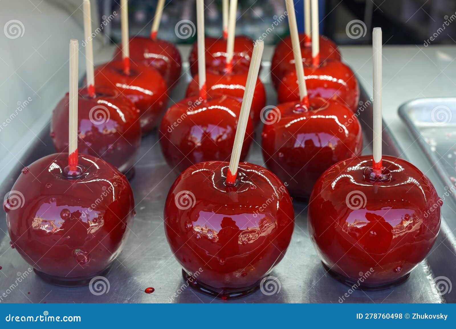 World Famous Red Candy Apple Editorial Stock Photo Image of fruit