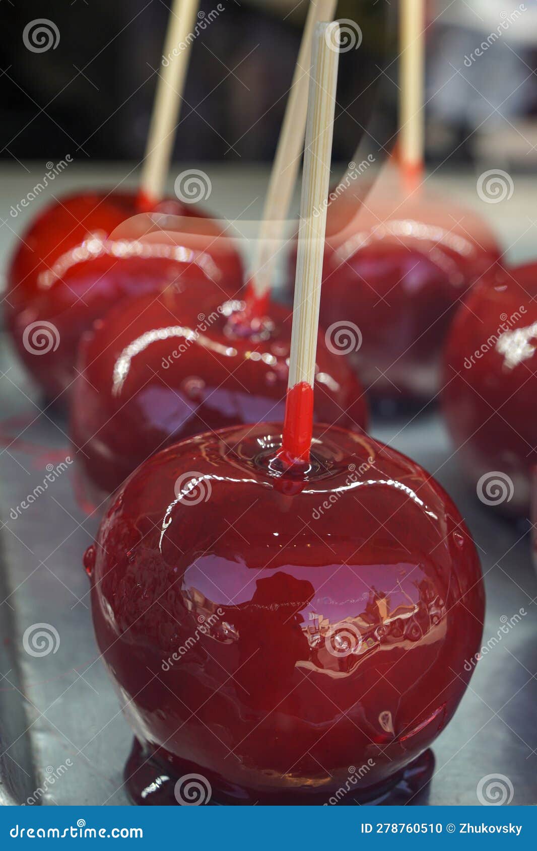 World Famous Red Candy Apple Editorial Image Image of candied