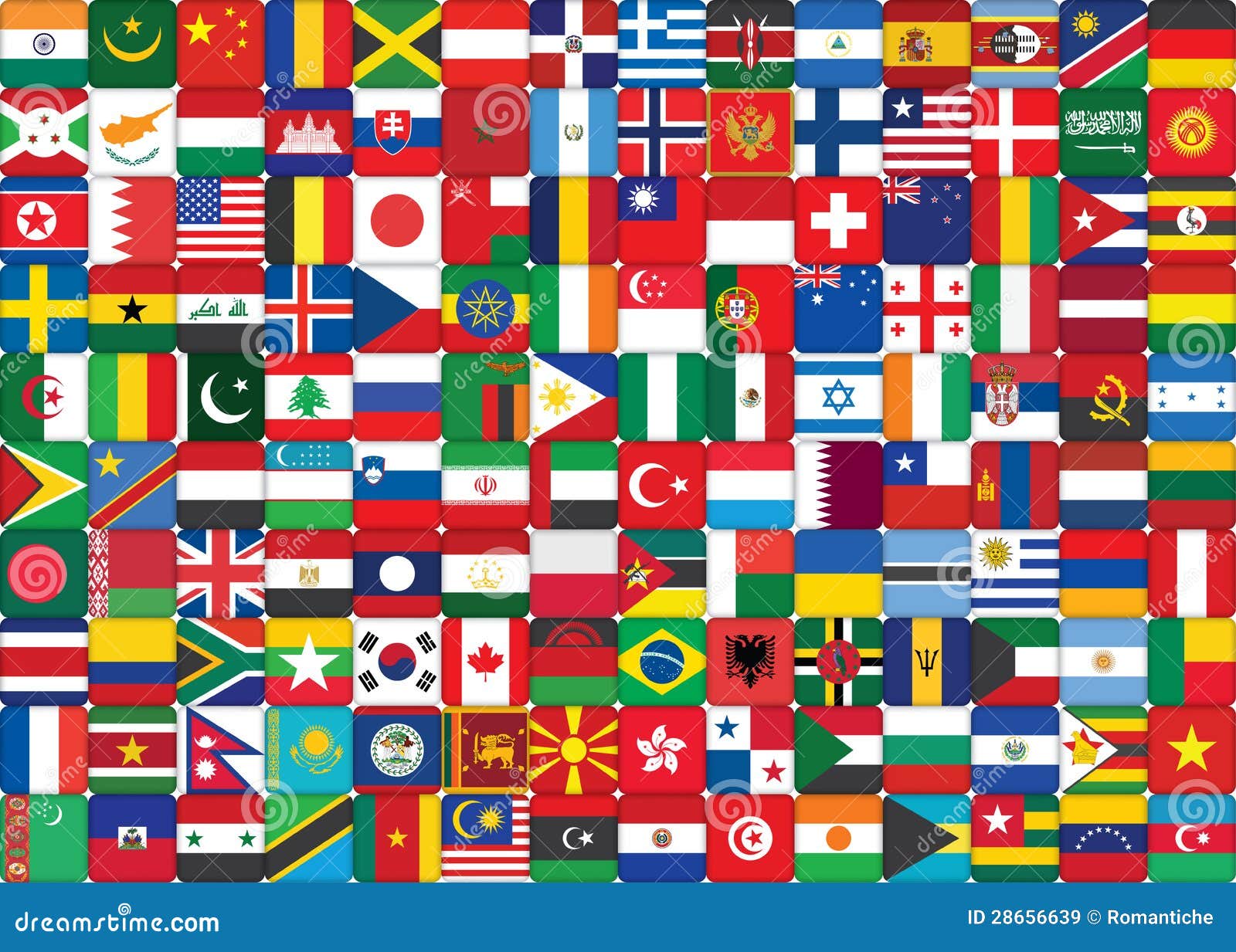 flags of the world background