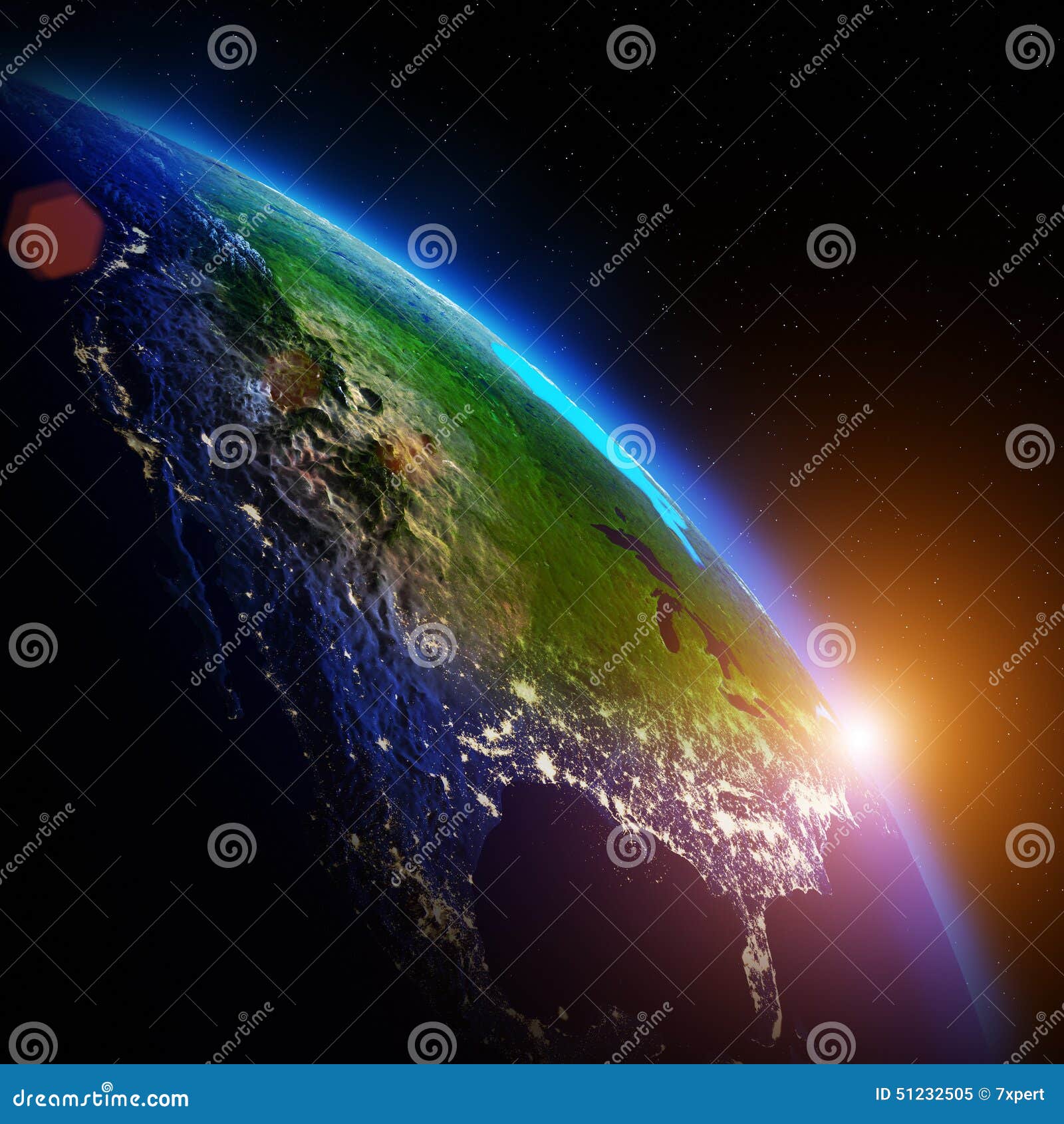 World Geography RoyaltyFree Stock Photography