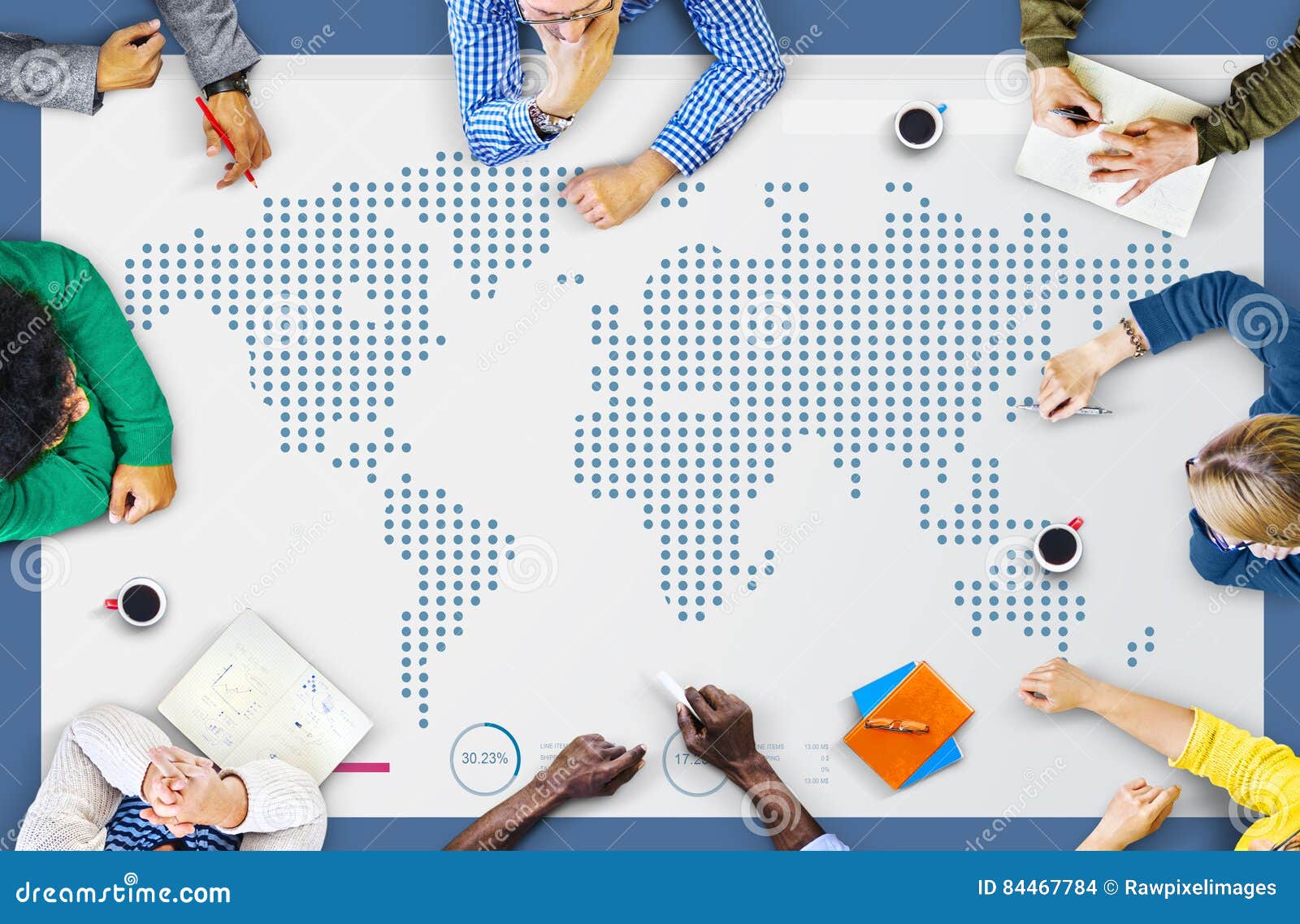 world global business cartography communication concept