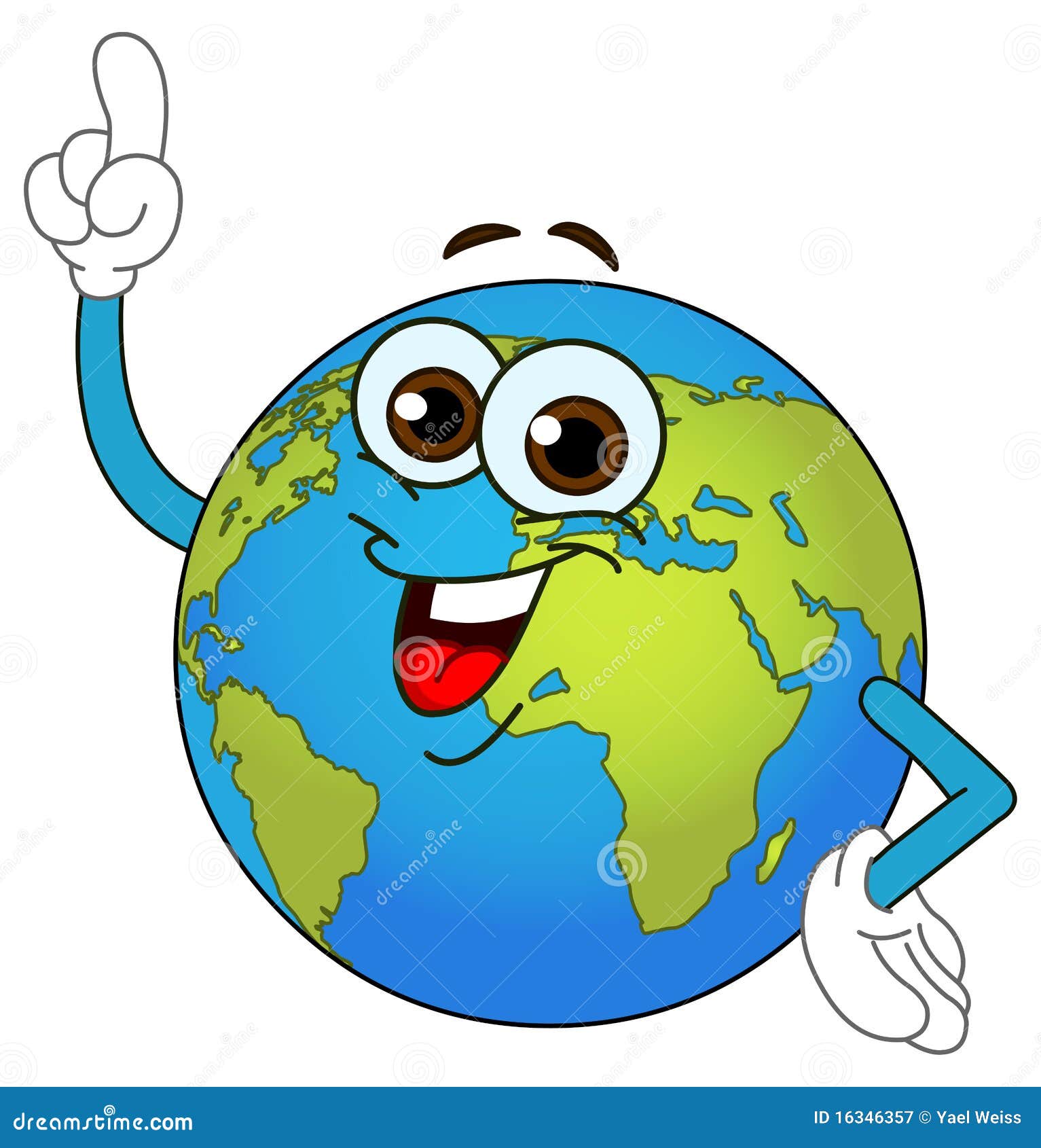 World globe cartoon stock vector. Illustration of cute - 16346357