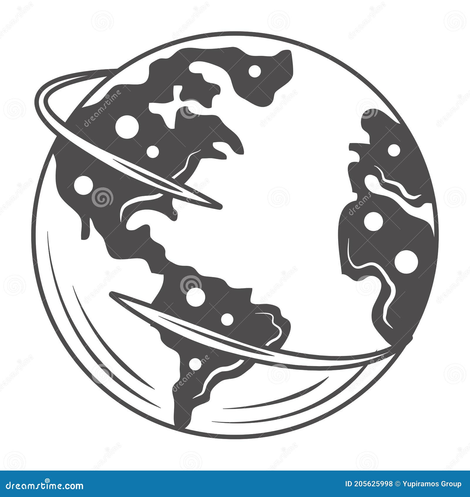 World Globe Map Geolocation Pins Travel Around Icon Stock Vector World Globe Map Geolocation Pins Travel Around Icon Stock Vector