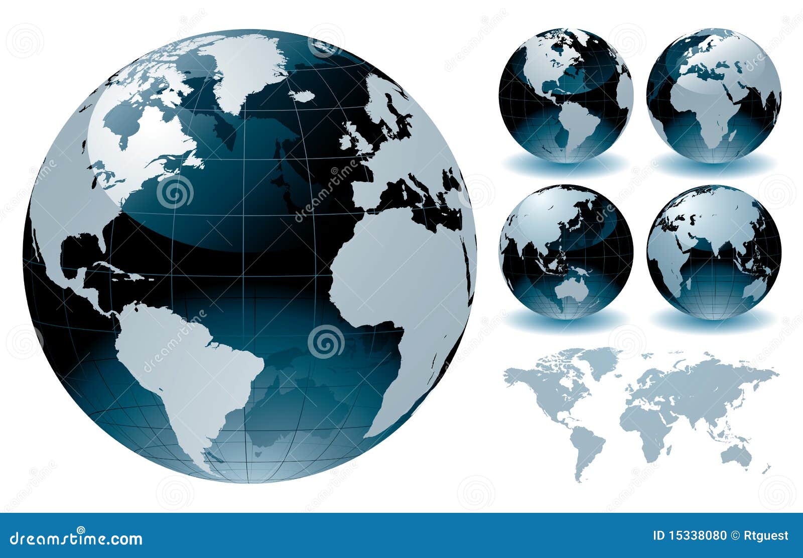 world globe maps