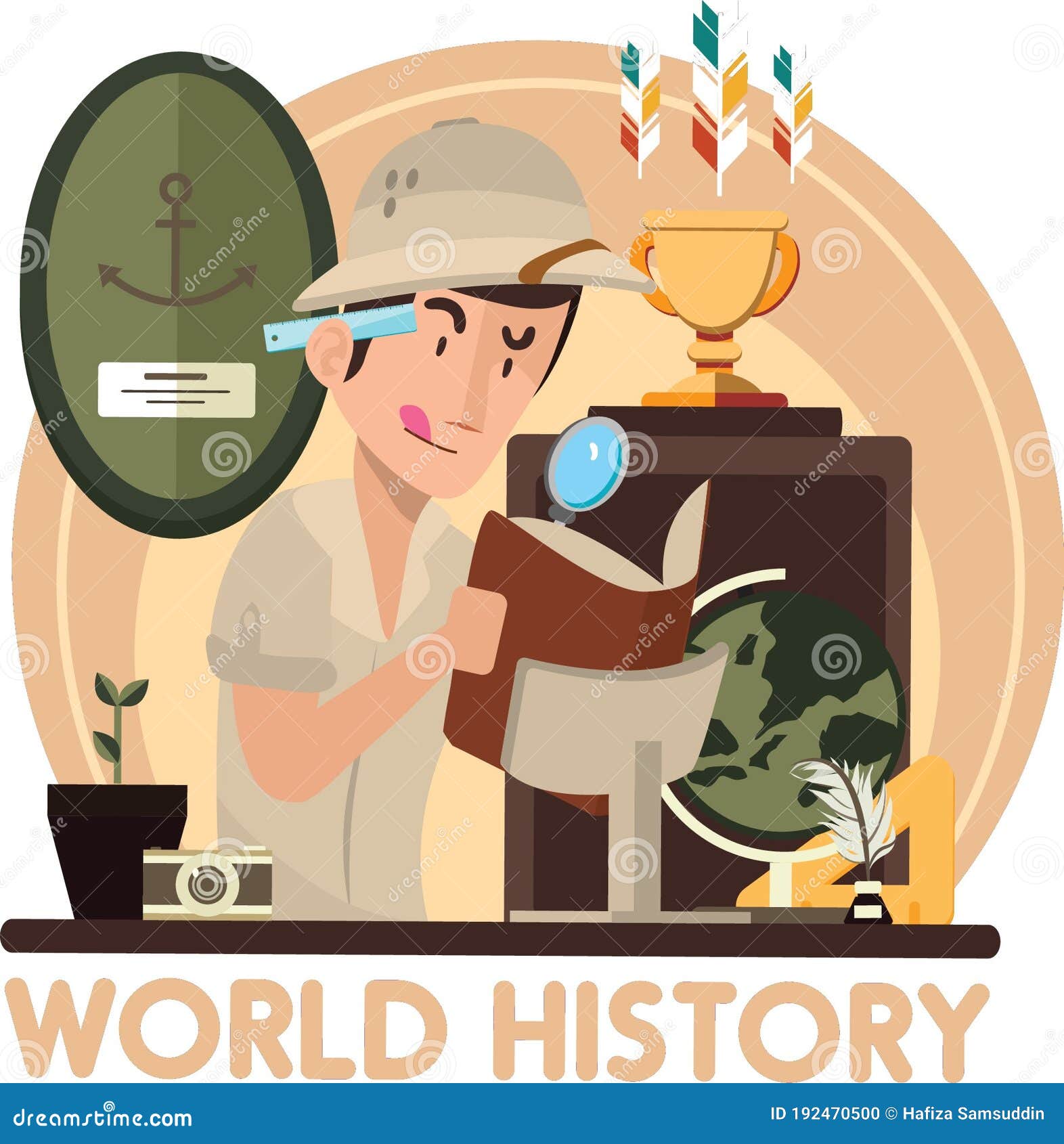 World History Illustration 77172842