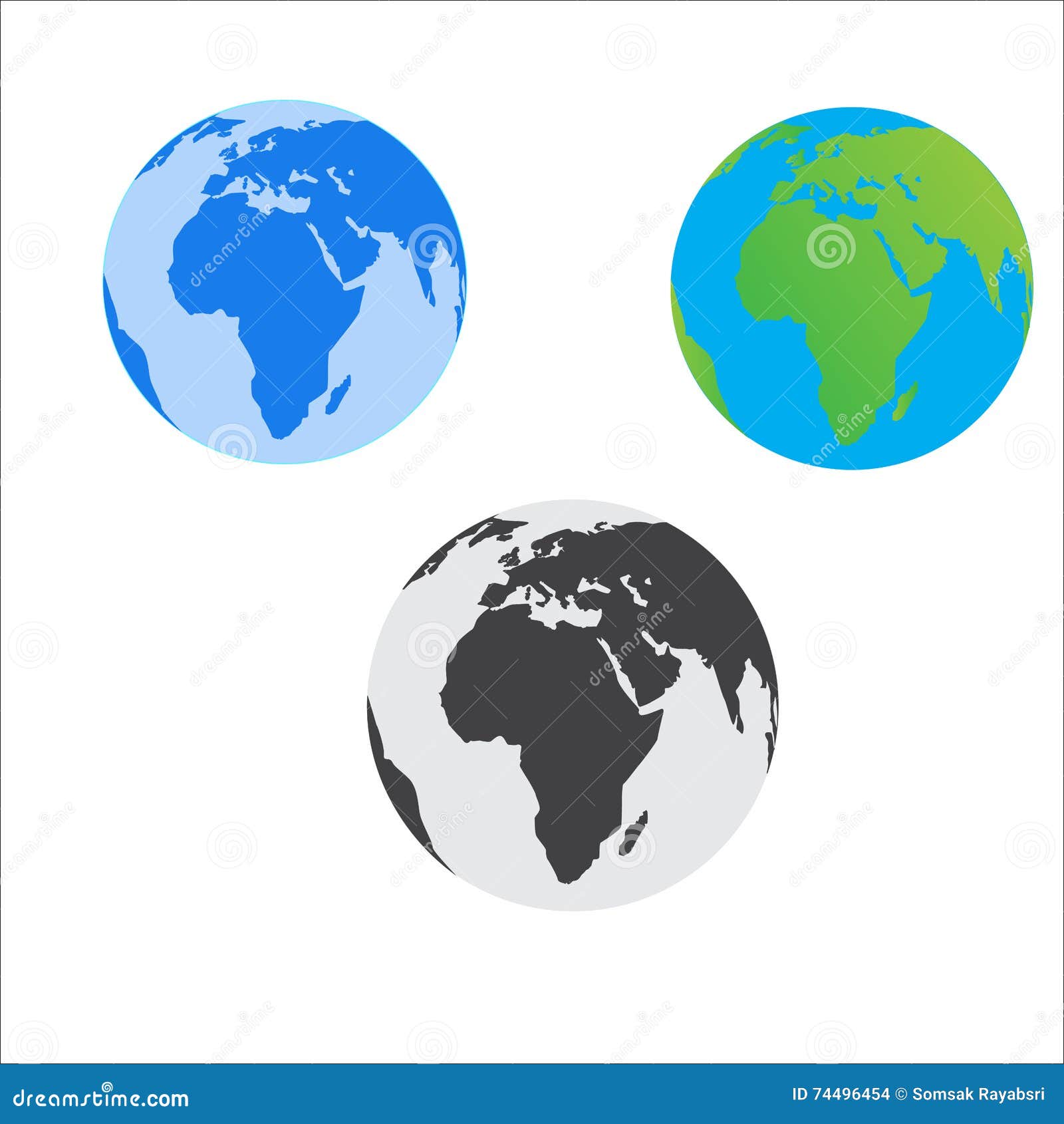 World Icon stock illustration. Illustration of sign, modern 74496454