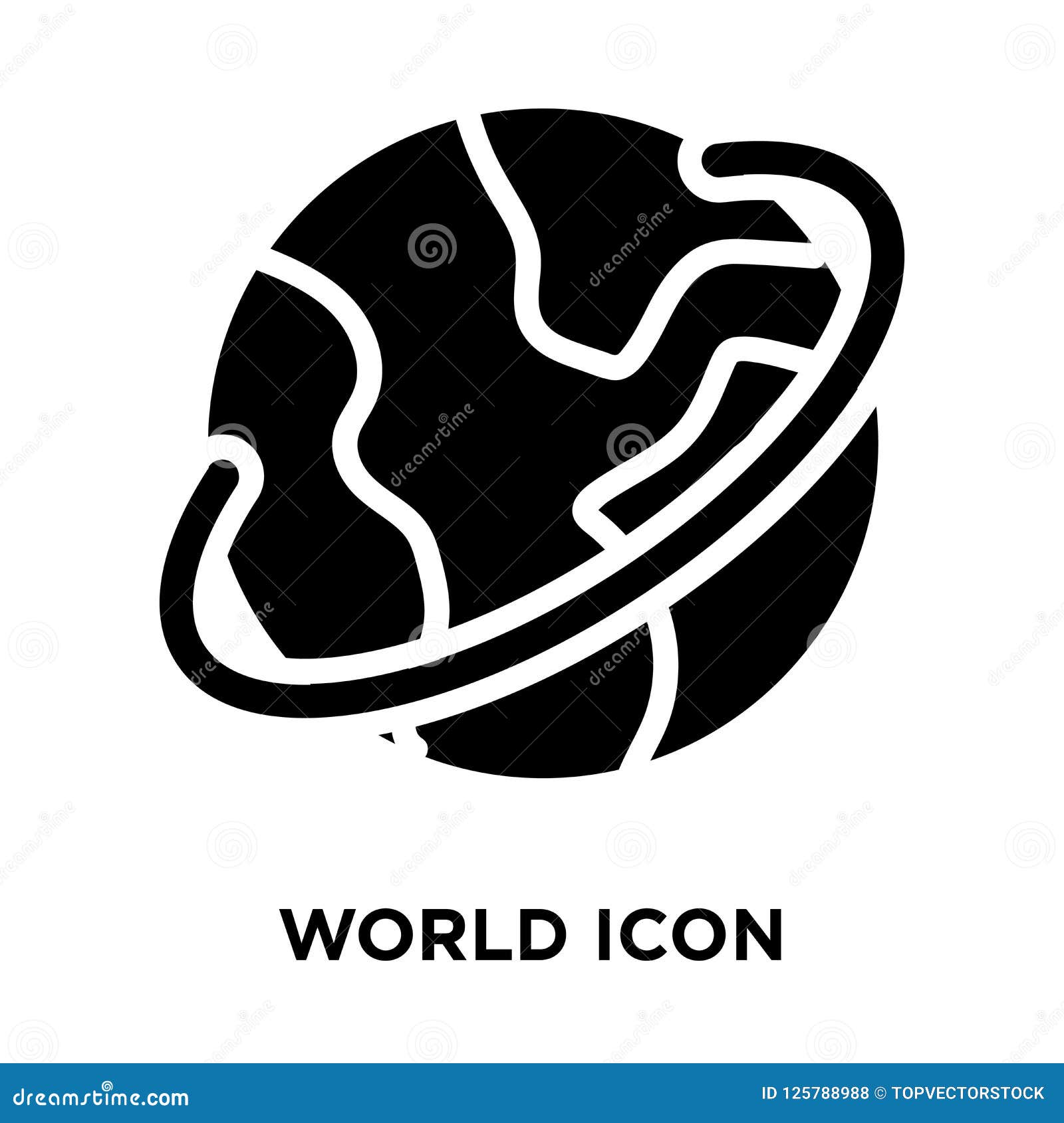 World Icon Vector Isolated on White Background, Logo Concept of Stock ...