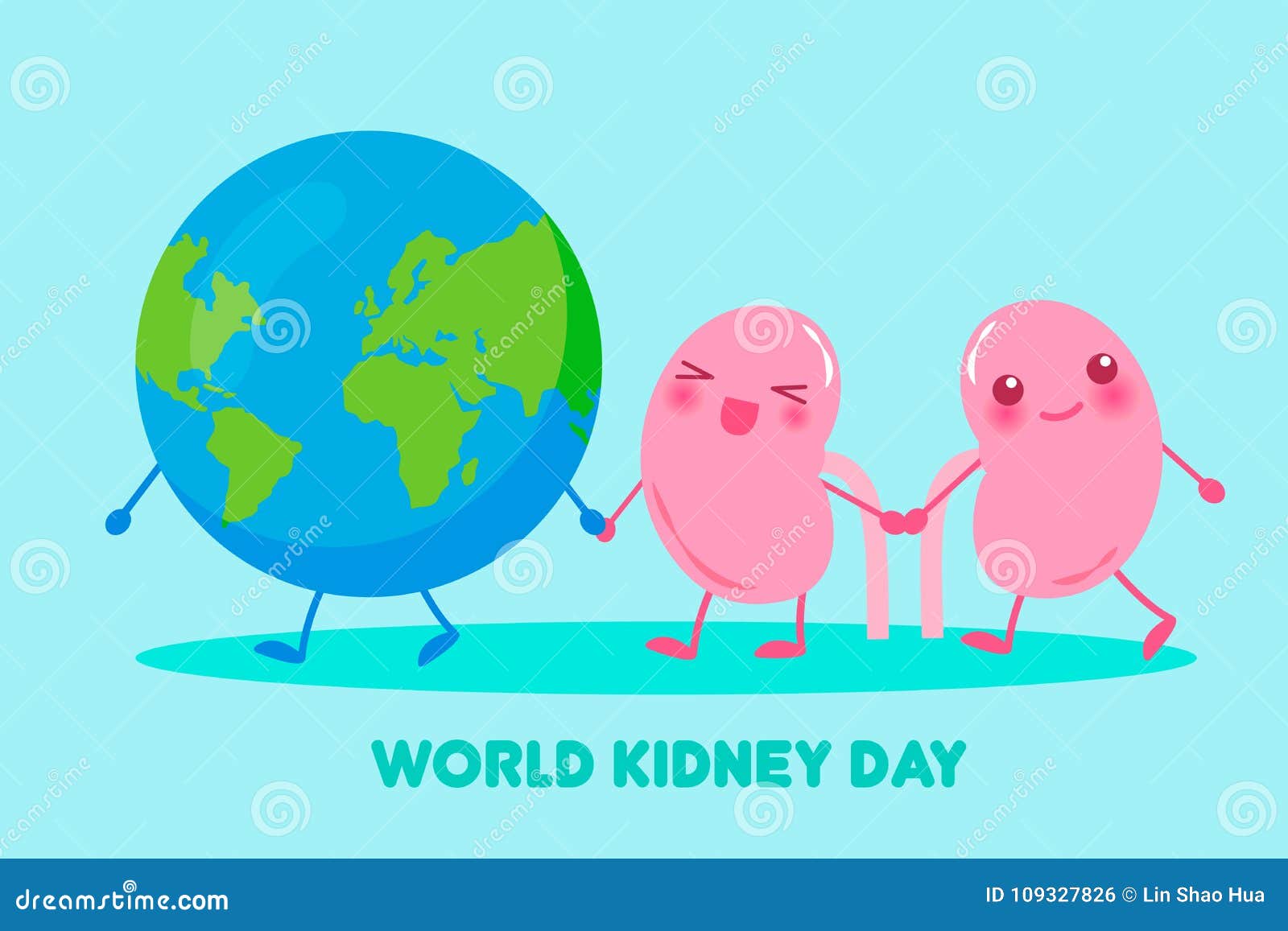 World kidney day concept stock illustration. Illustration of internal ...