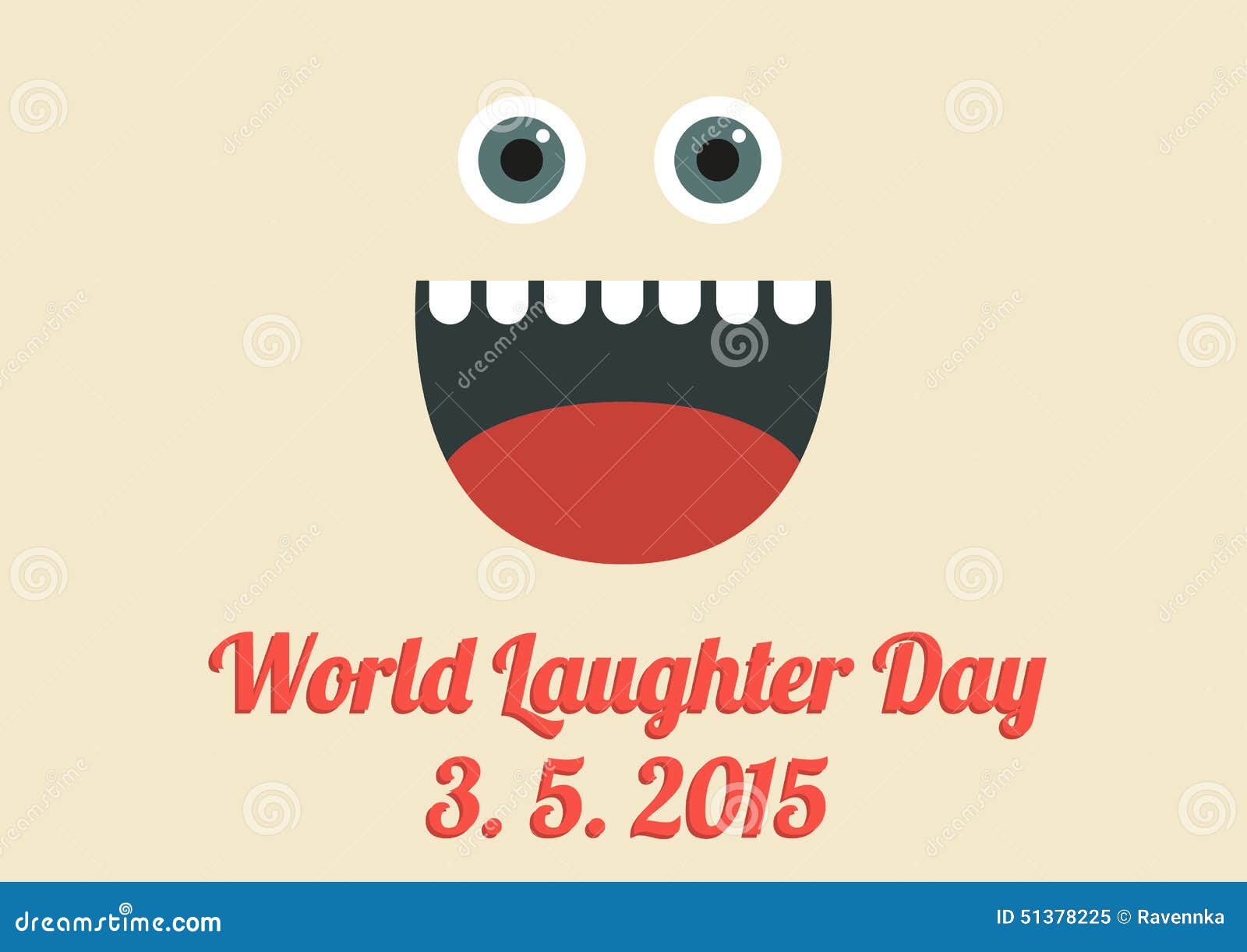 world laughter day card