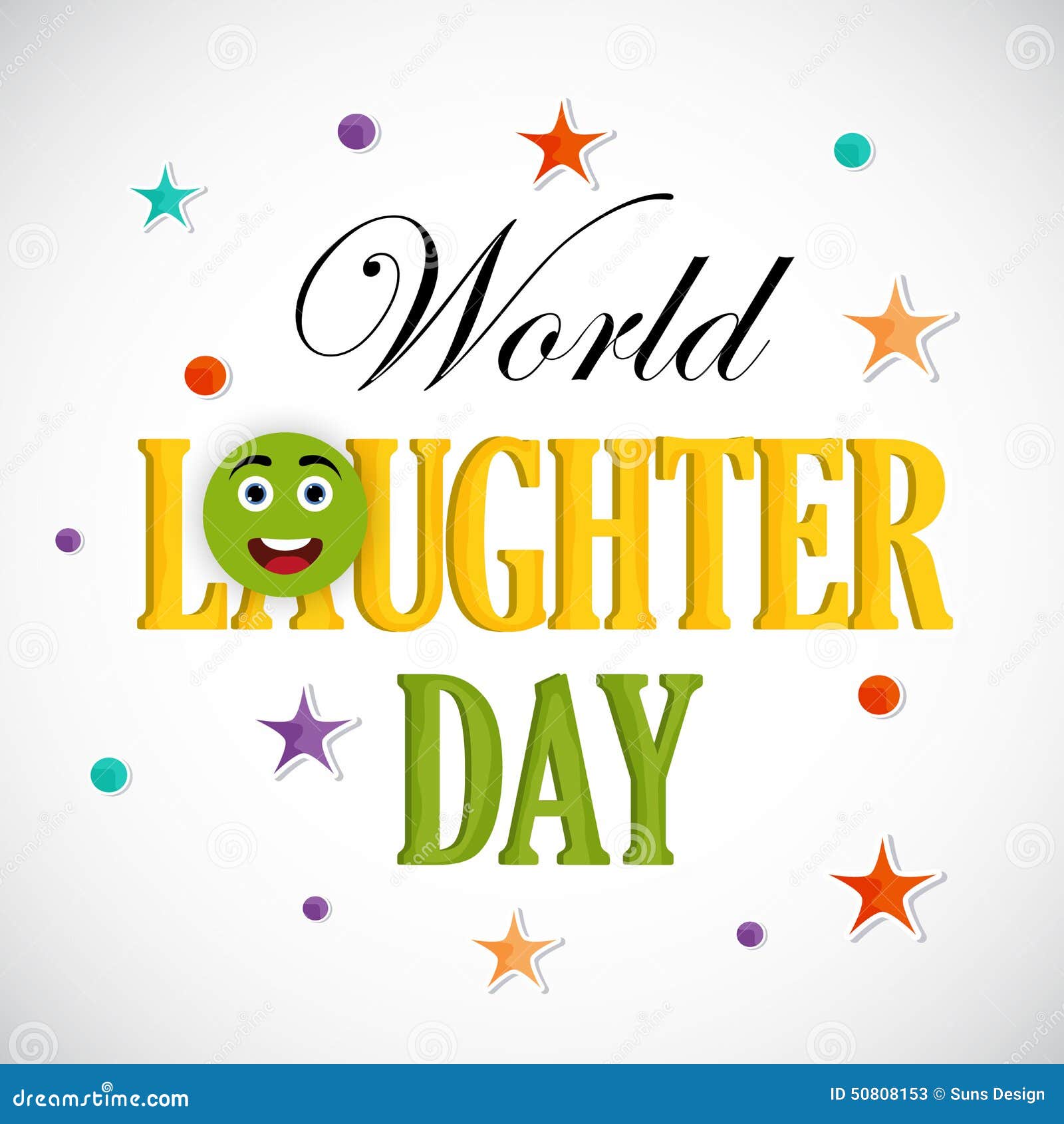 World Laughter Day. stock illustration. Illustration of star - 50808153 World Laughter Day. stock illustration. Illustration of star - 50808153