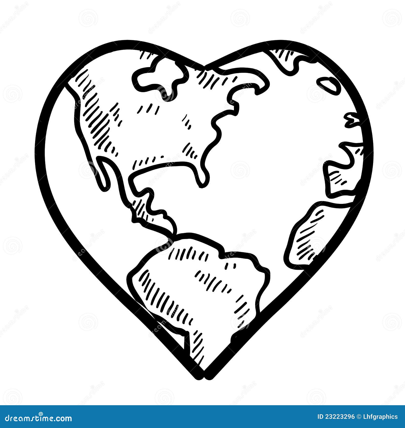 World love sketch stock vector. Illustration of marriage ...