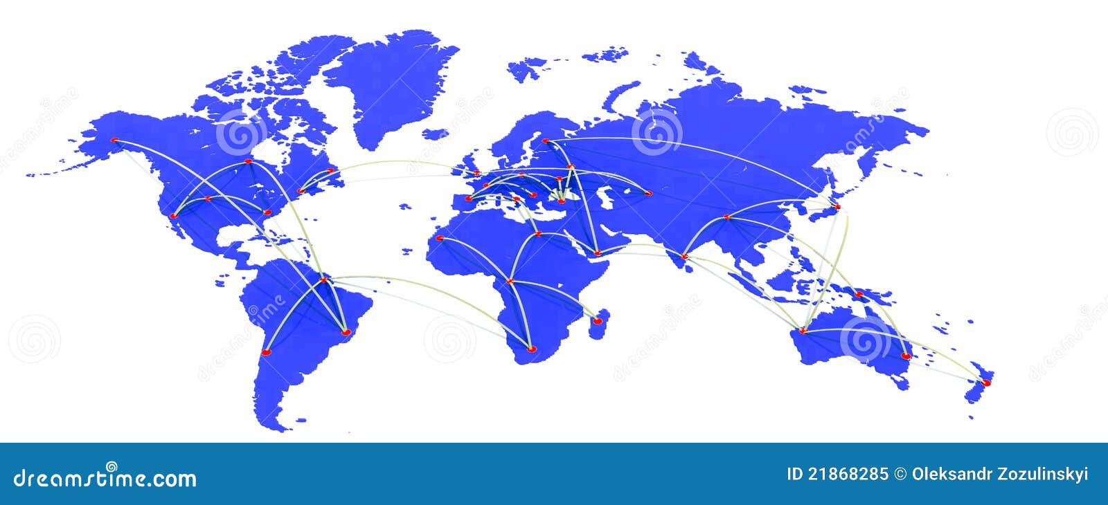 Air Map Of The World Map