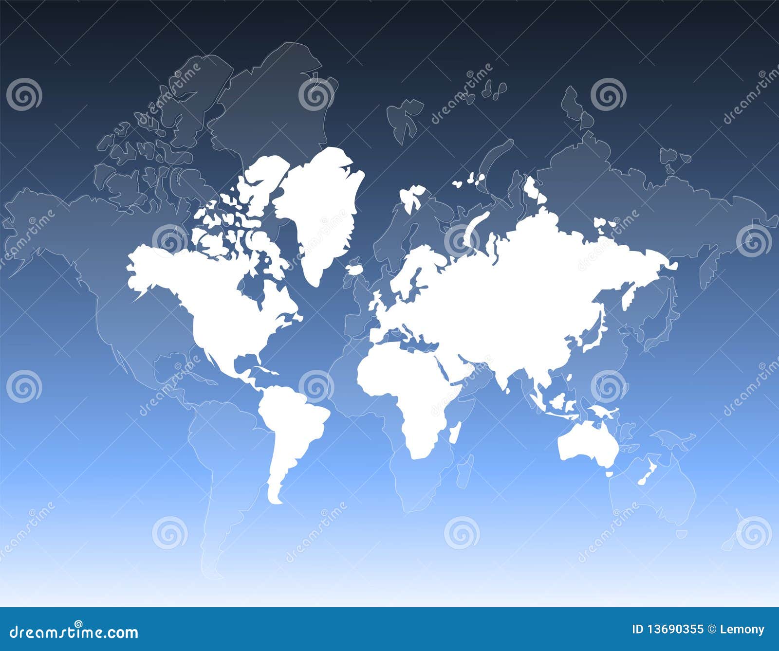 World map background stock vector. Illustration of international - 13690355
