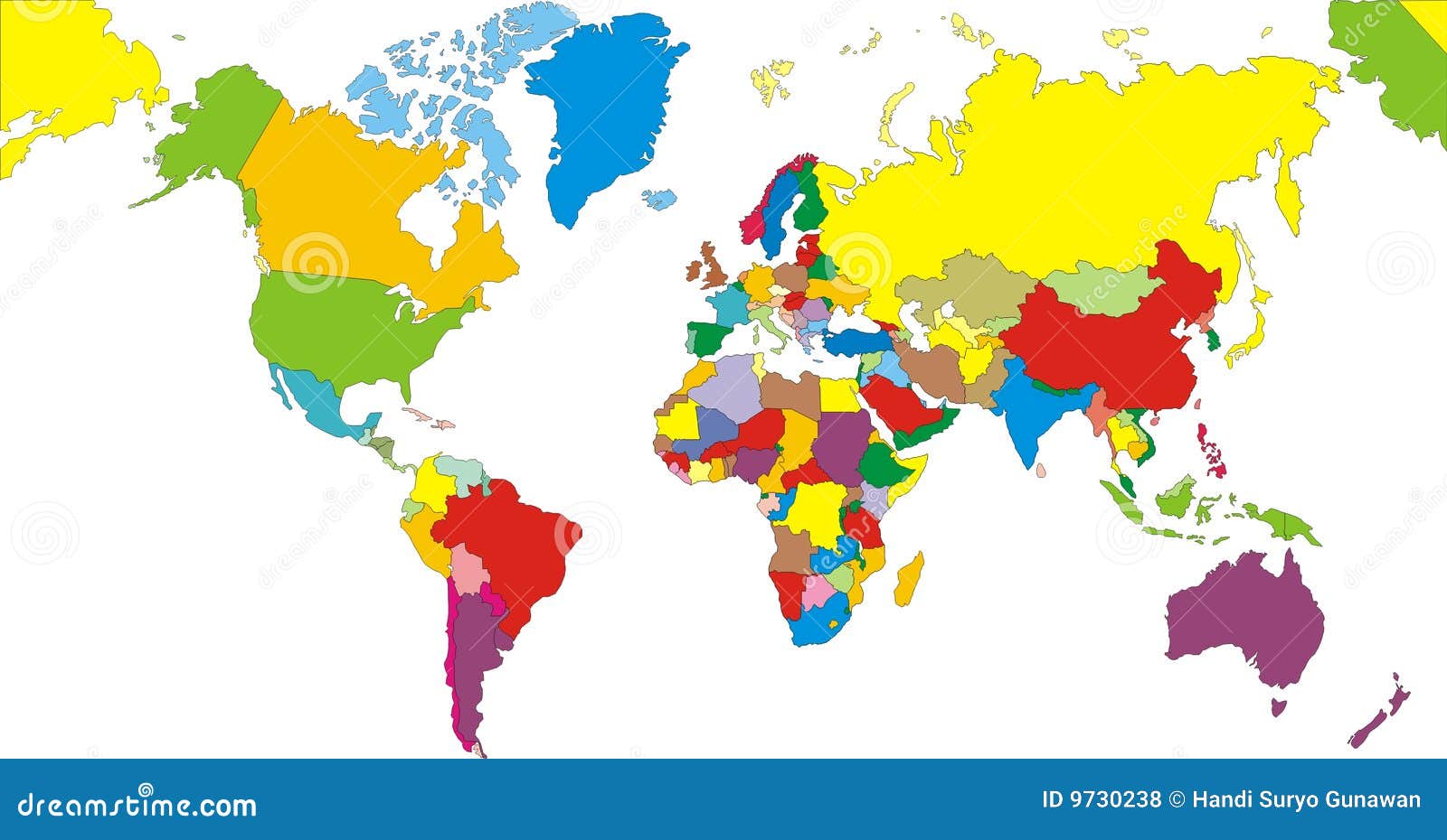 clipart world map countries - photo #49