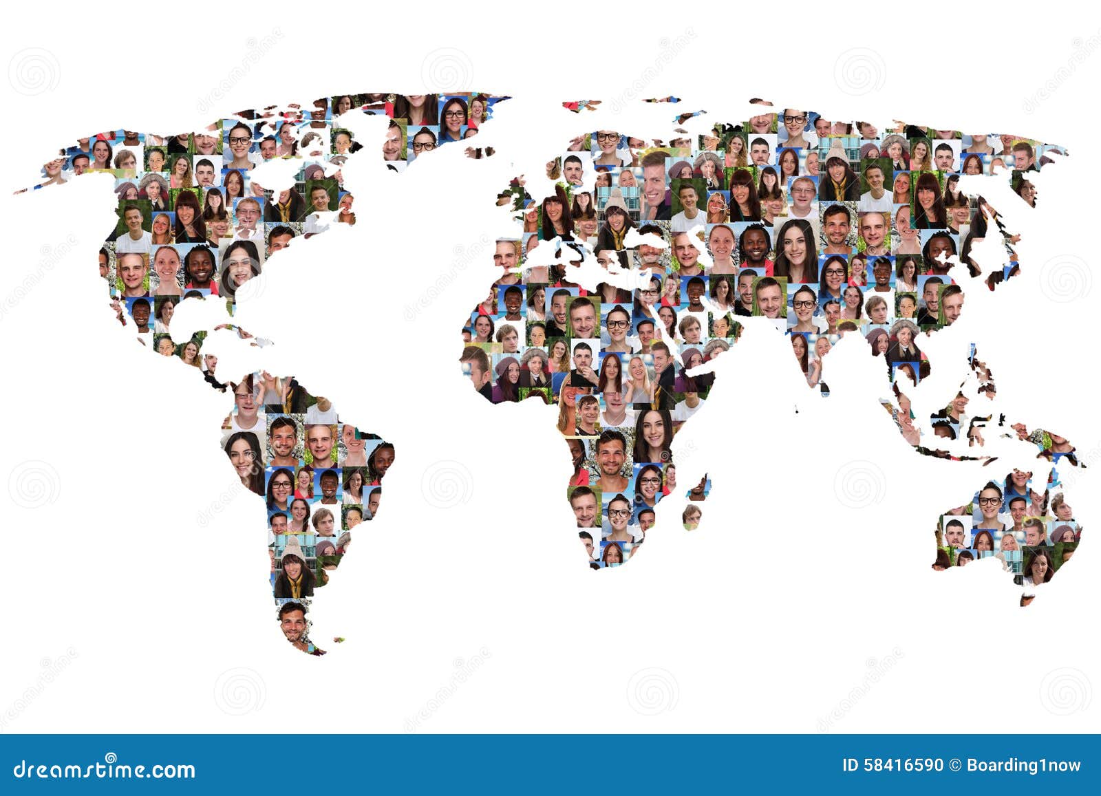 world map earth multicultural group of people integration divers