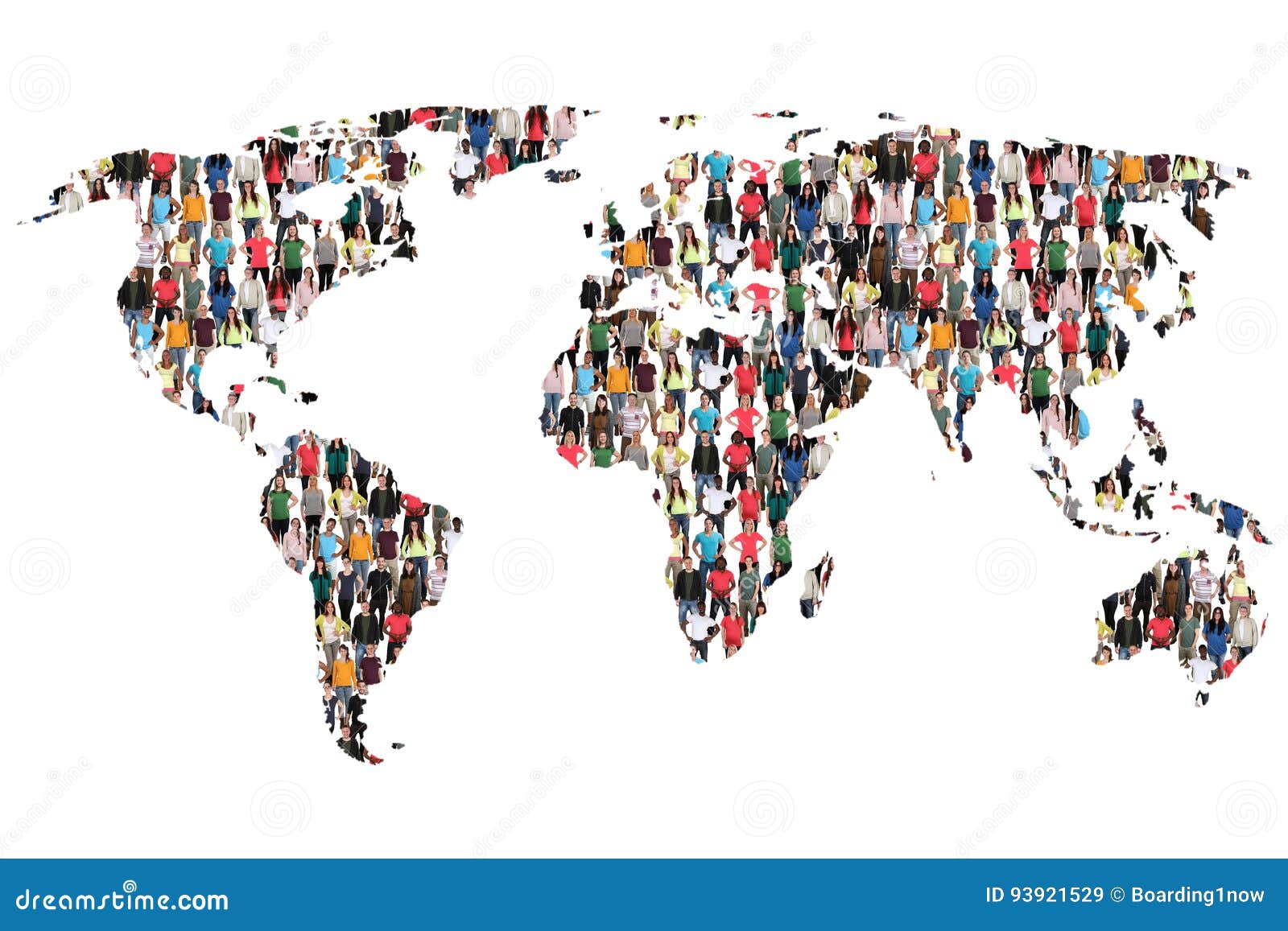 world map earth multicultural group of people integration immigration diversity