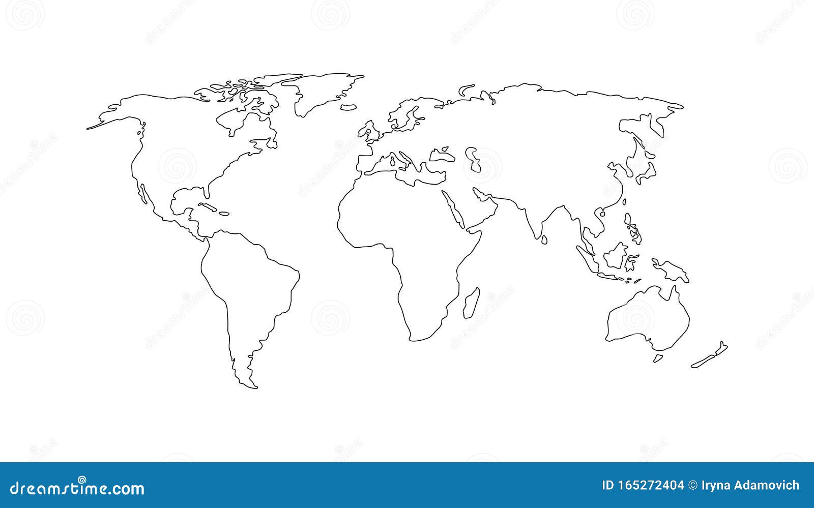 World Map Outline Simple Stock Illustrations 19 222 World Map Outline Simple Stock Illustrations Vectors Clipart Dreamstime