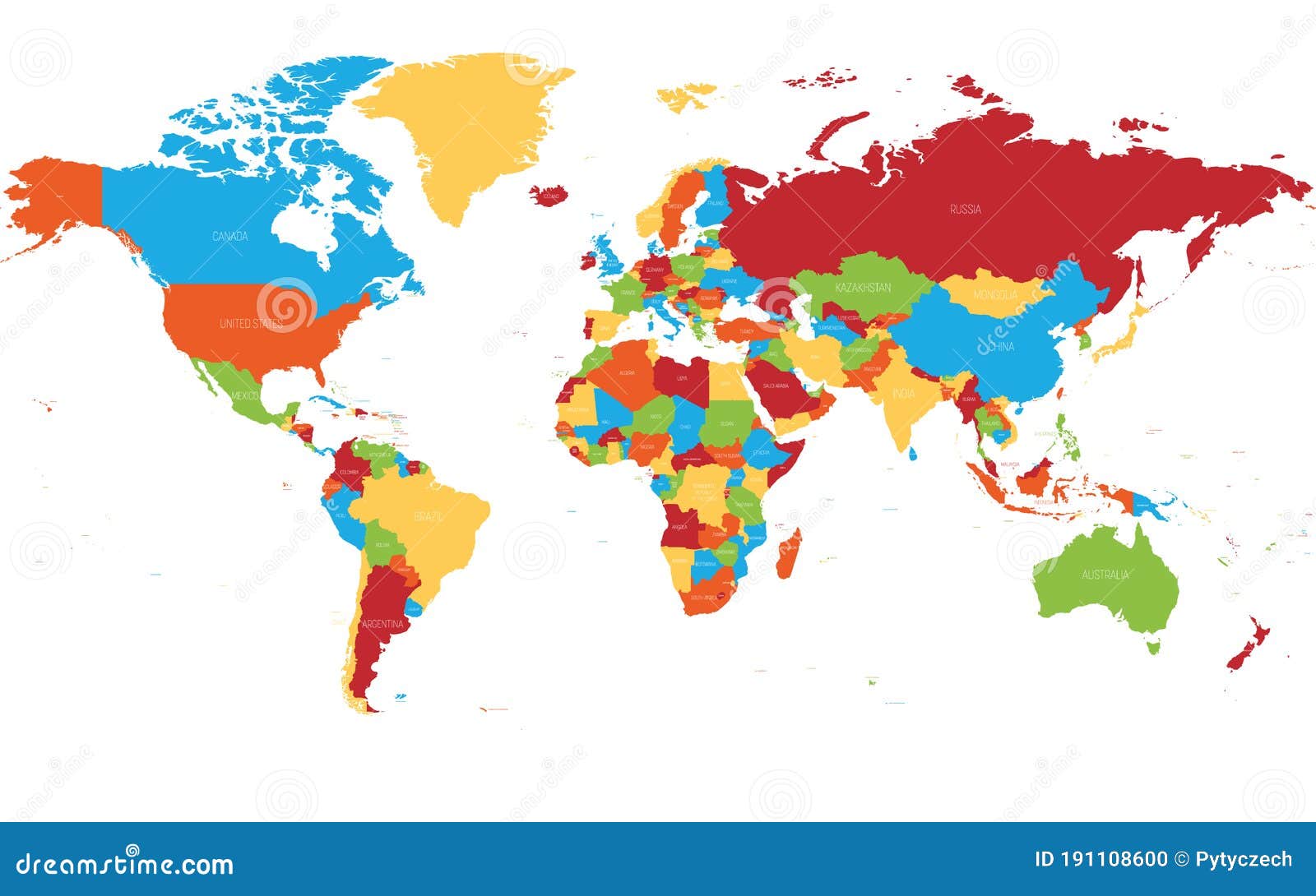 World Map High Detailed Political Map Of World With Country Names