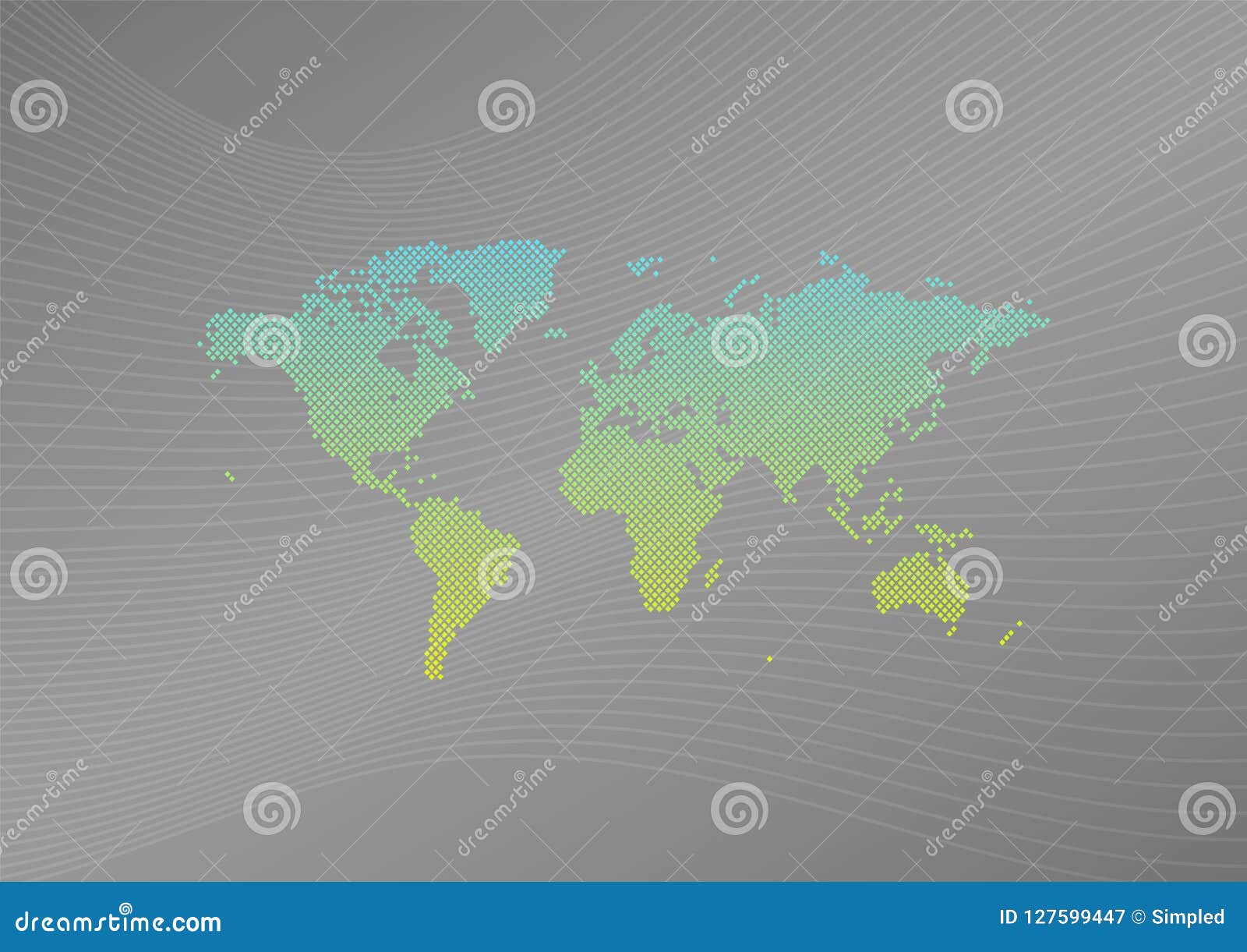 world map infographic symbol vector layout in a4 size design element