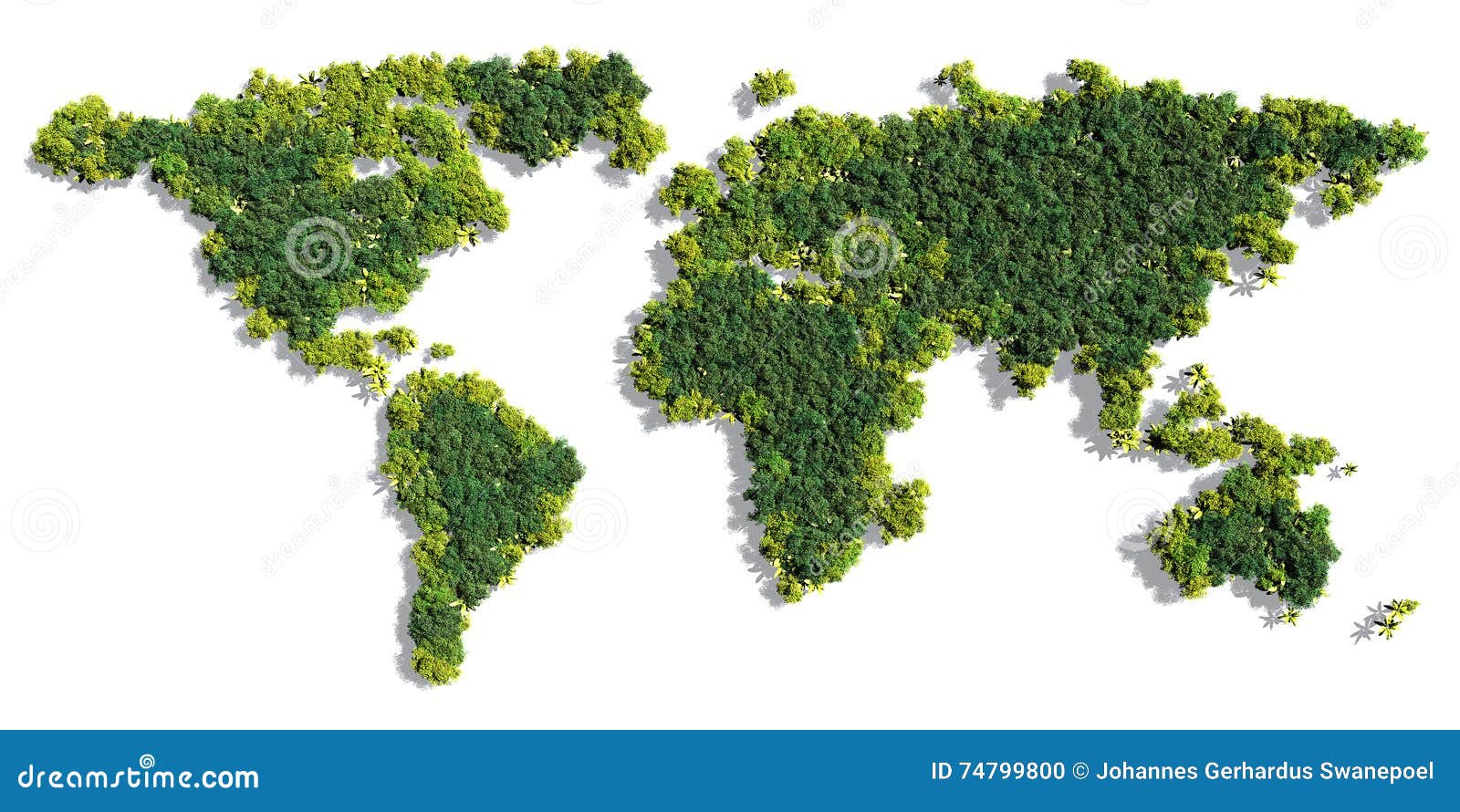 Tree World Map