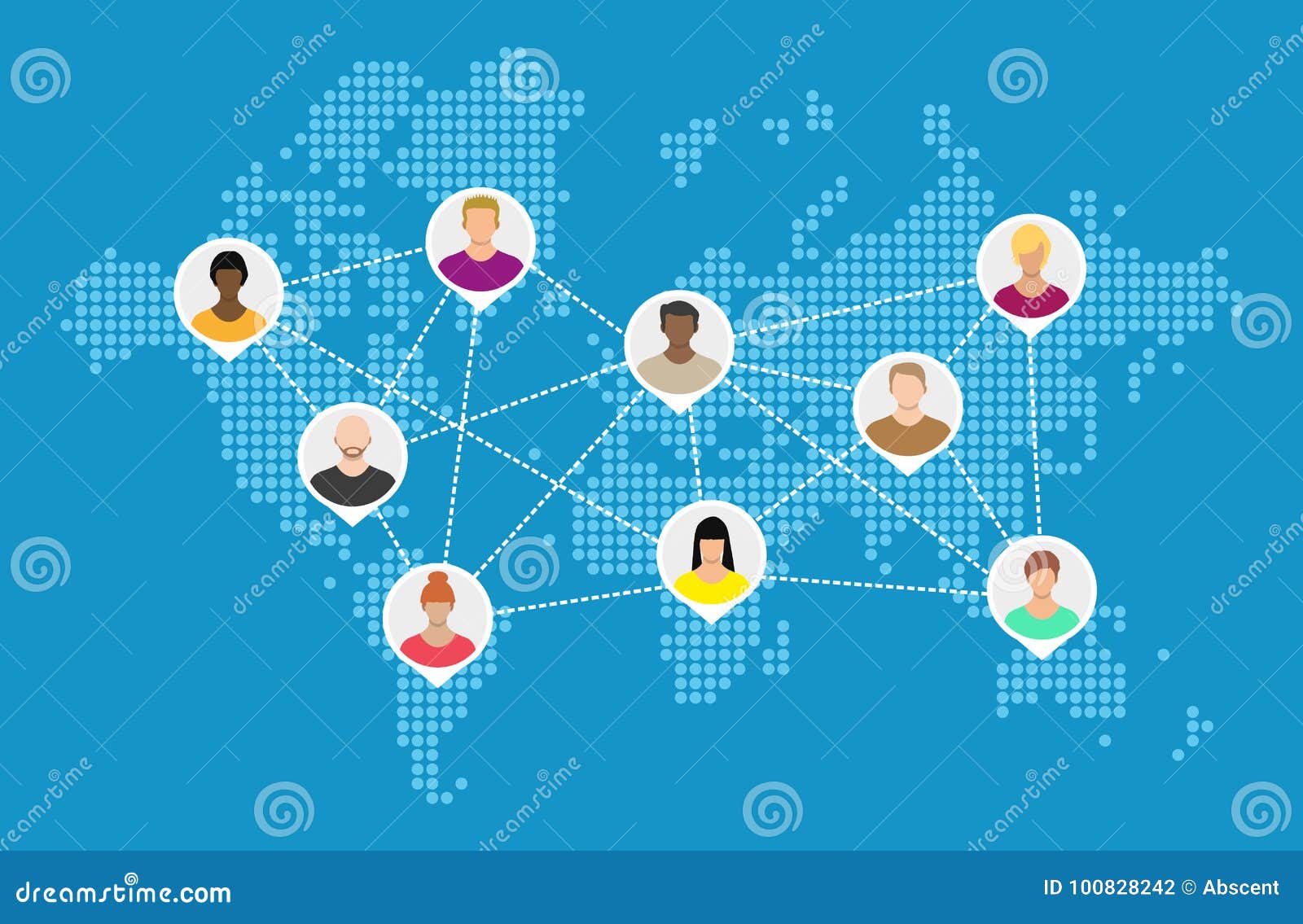 World Map With People Avatars Social Netwroking Stock Vector Illustration Of Connect Crowd World Map With People Avatars Social Netwroking Stock Vector Illustration Of Connect Crowd