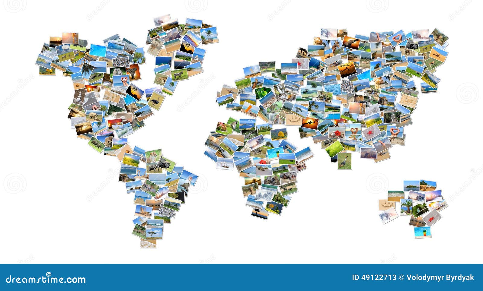 World map with photos stock image. Image of animal, people  49122713