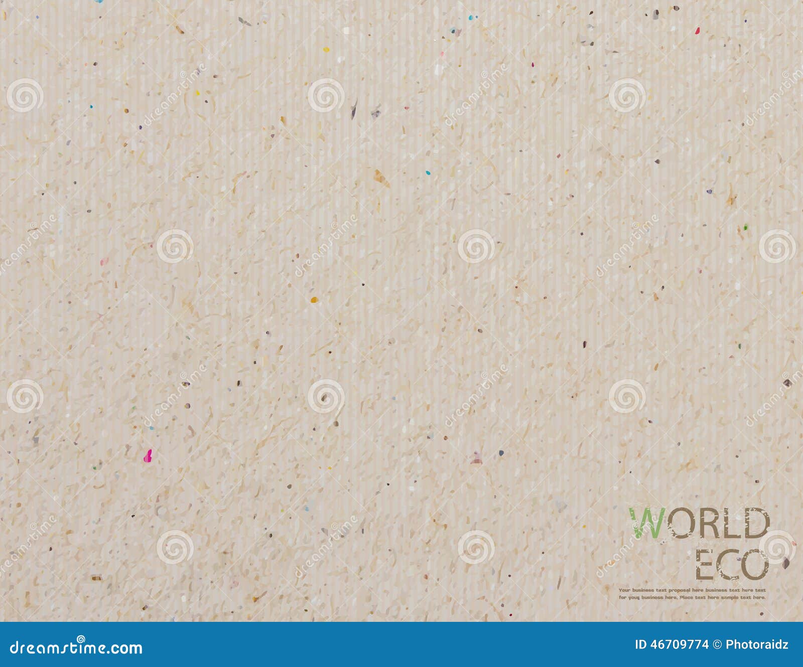 world map recycled paper craft stick background
