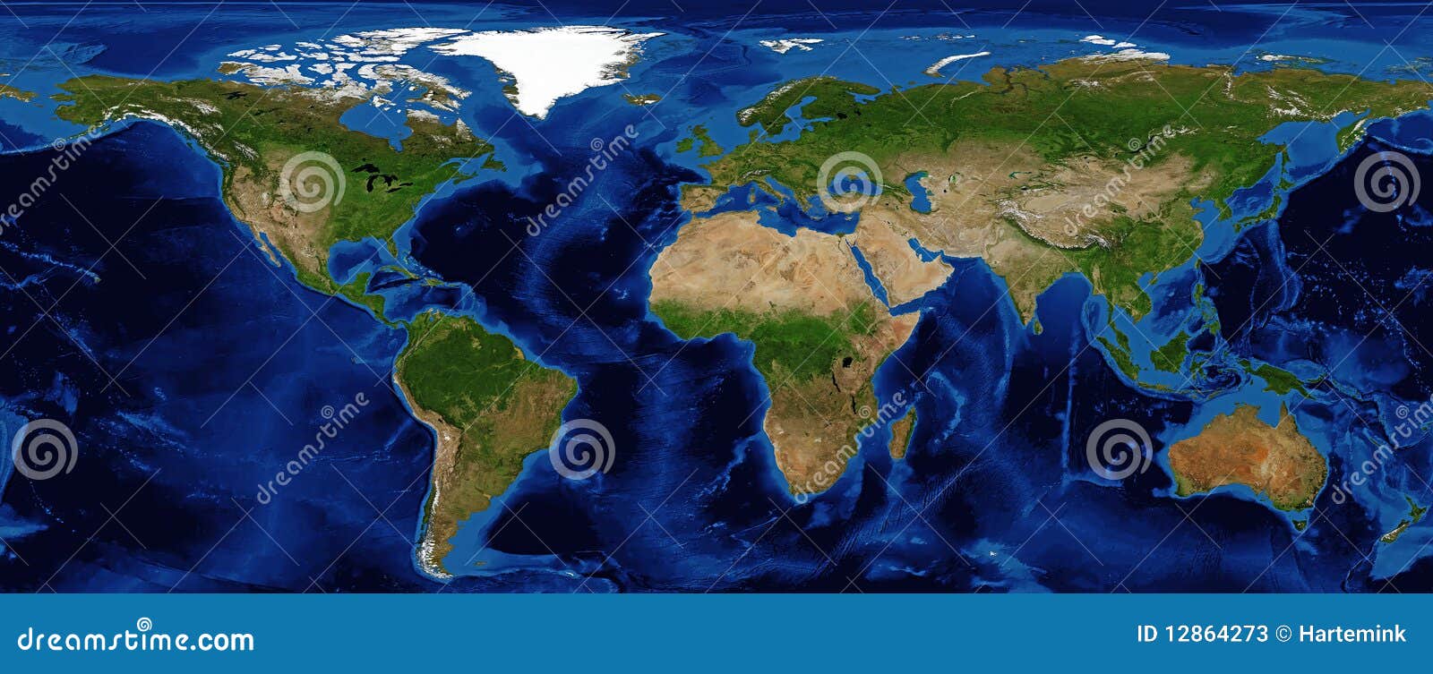 world map shaded relief with bathymetry